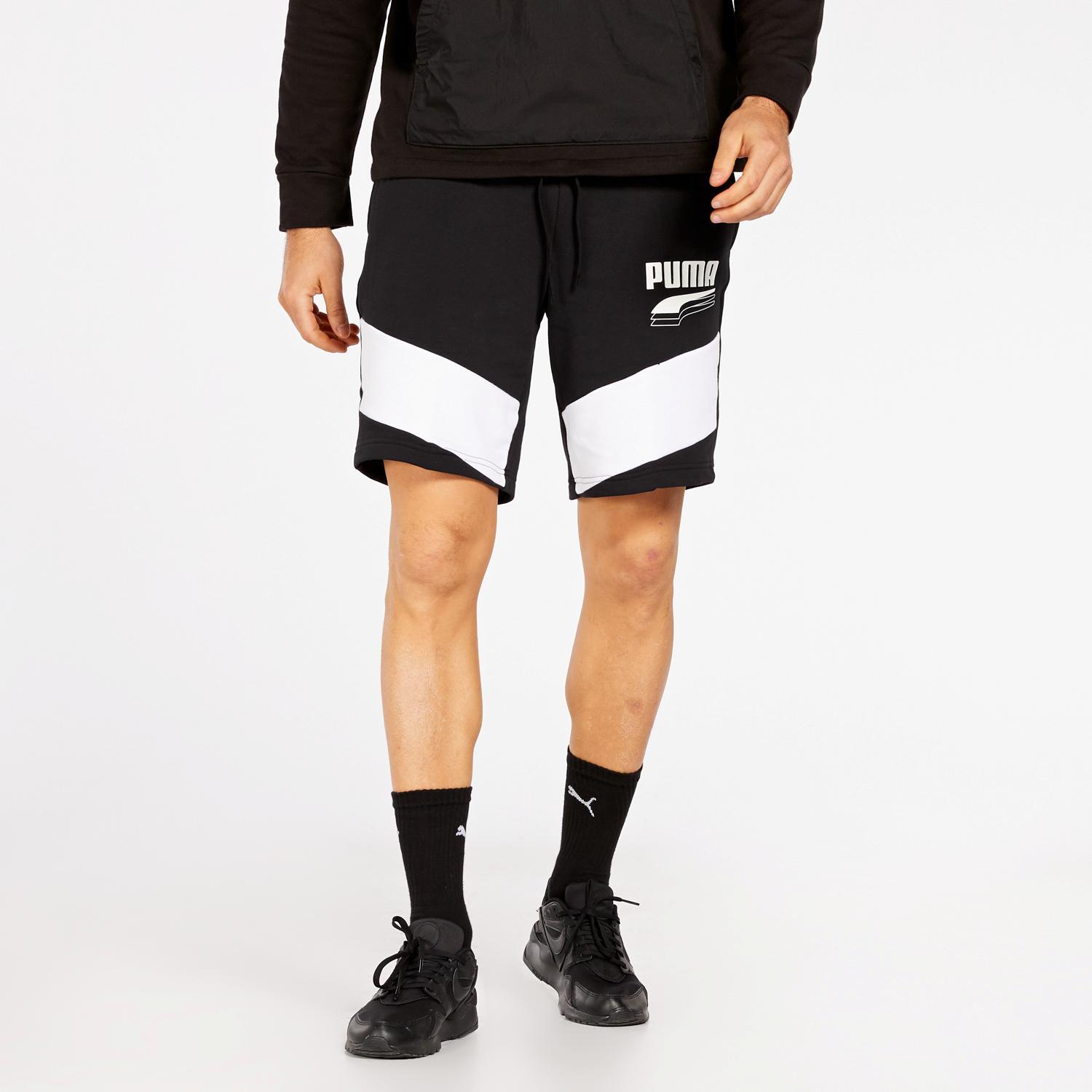 Bermudas Puma - Negro - Pantalón Corto Hombre talla S