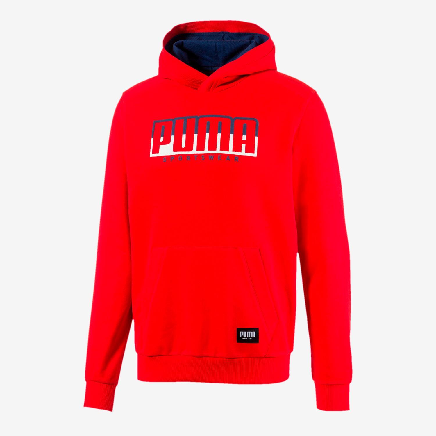 Sudadera Puma - Rojo - Sudadera Capucha Hombre | Sprinter Sudadera Puma - Rojo - Sudadera Capucha Hombre | Sprinter