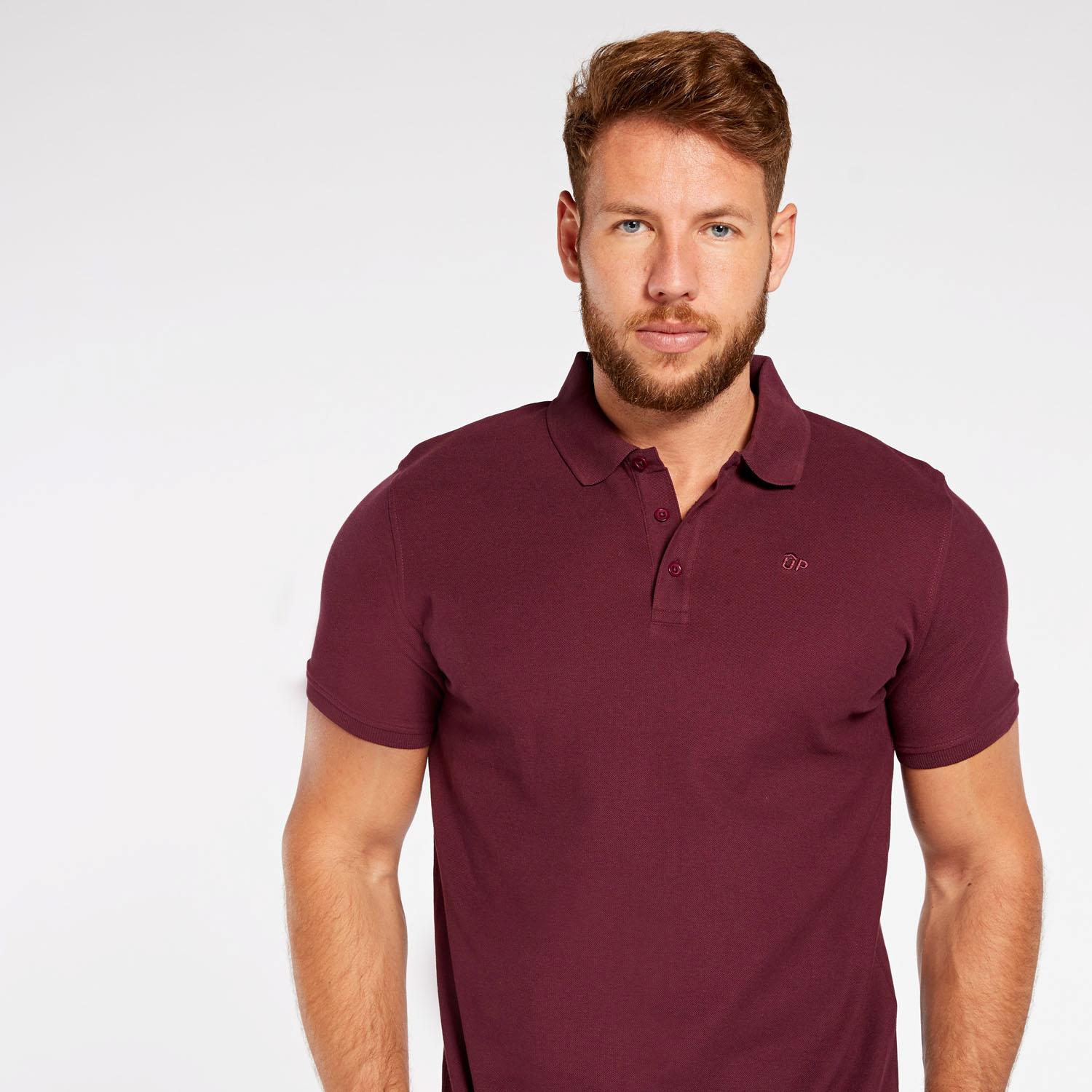 Polo Up Basic - Grenat - Polo Homme sports taille 2XL
