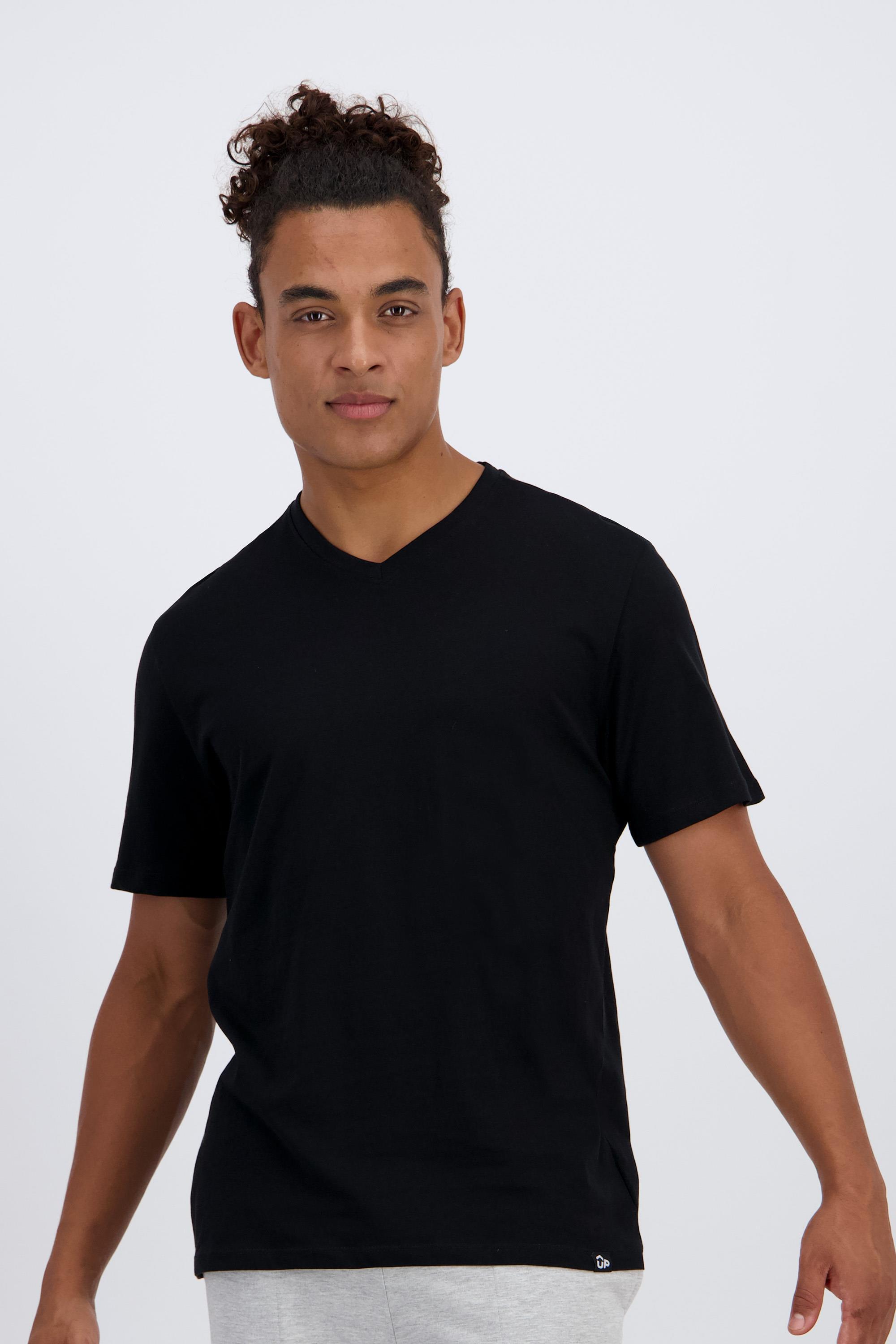 Camiseta Up Basic - Negro - Camiseta Manga Corta Hombre talla
