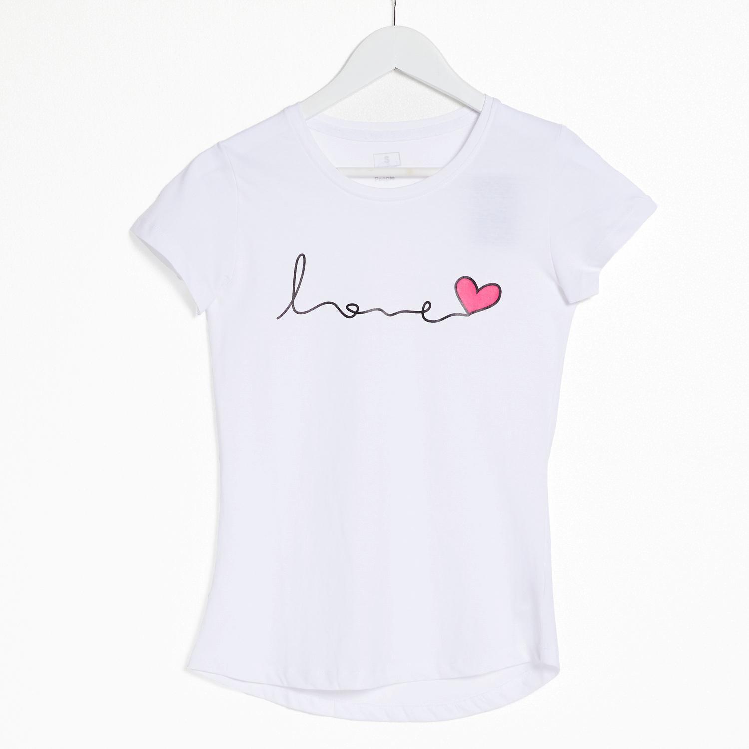 Camiseta Up Stamps - Blanco - Camiseta Manga Corta Mujer talla XL