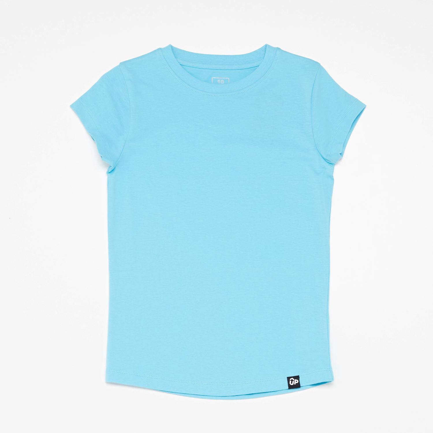 Camiseta Up Basic - Celeste - Camiseta Manga Corta Chica talla 14