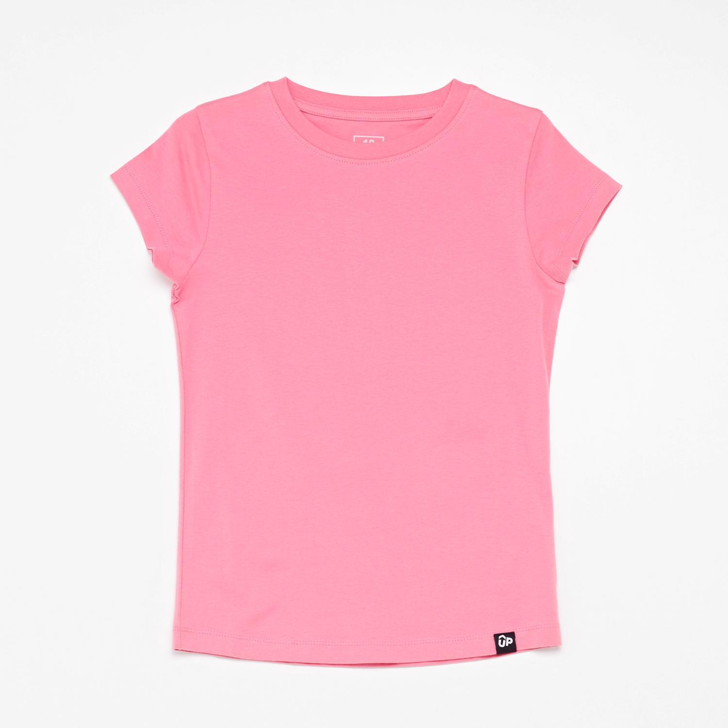 Camiseta Up Basic - Rosa - Camiseta Manga Corta Chica talla 16