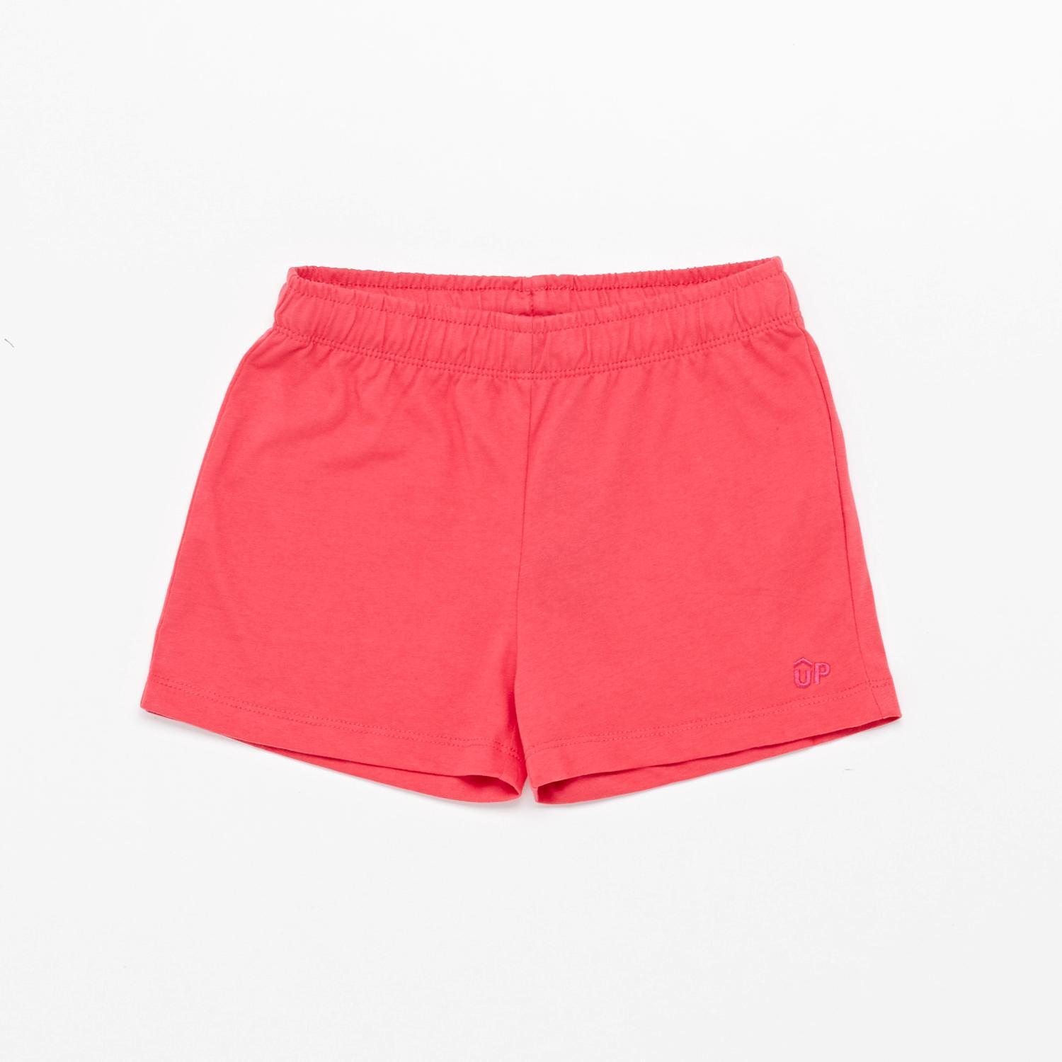 Pantalón Corto Up Basic - Fresa - Shorts Niña talla 2