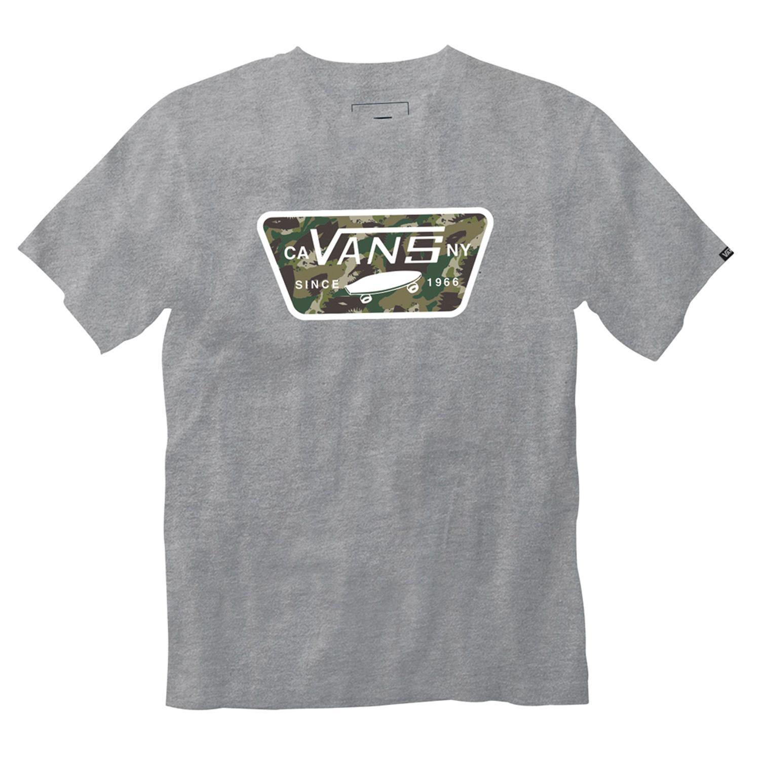 Vans Camo - Gris - Camiseta Chico talla 10