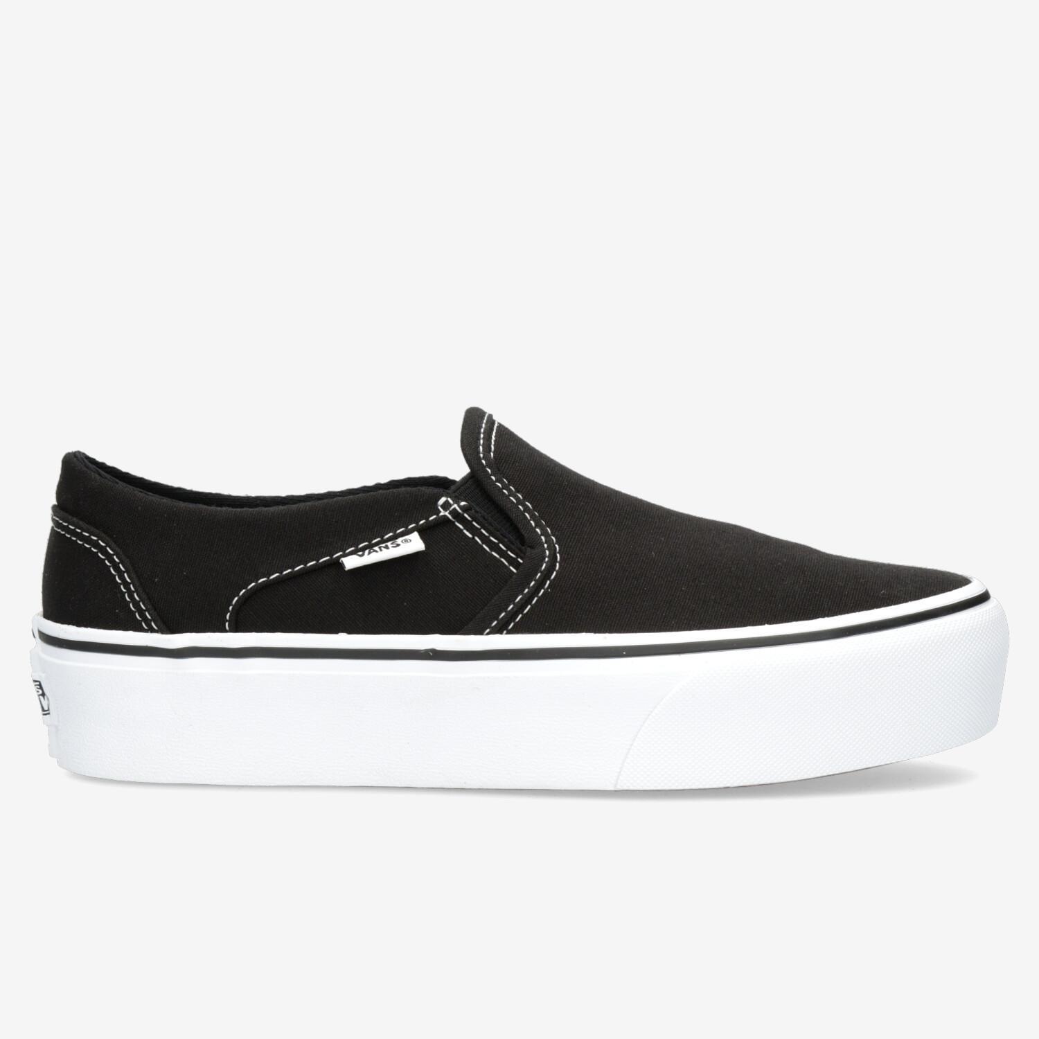 Vans Asher - Negro - Zapatillas Skate Mujer talla 38