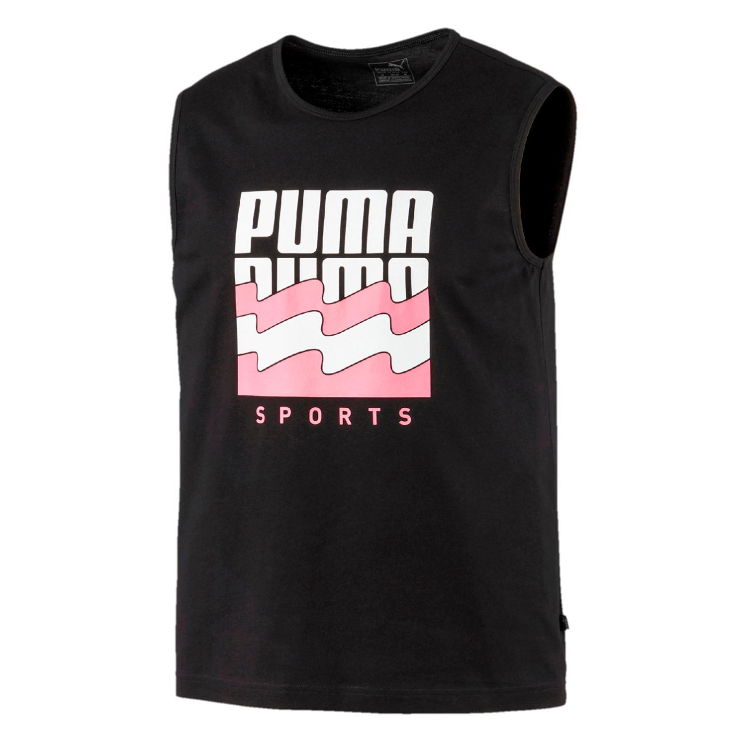 Camisola S/Mangas  Summer - Preto - Camisola Homem tamanho S