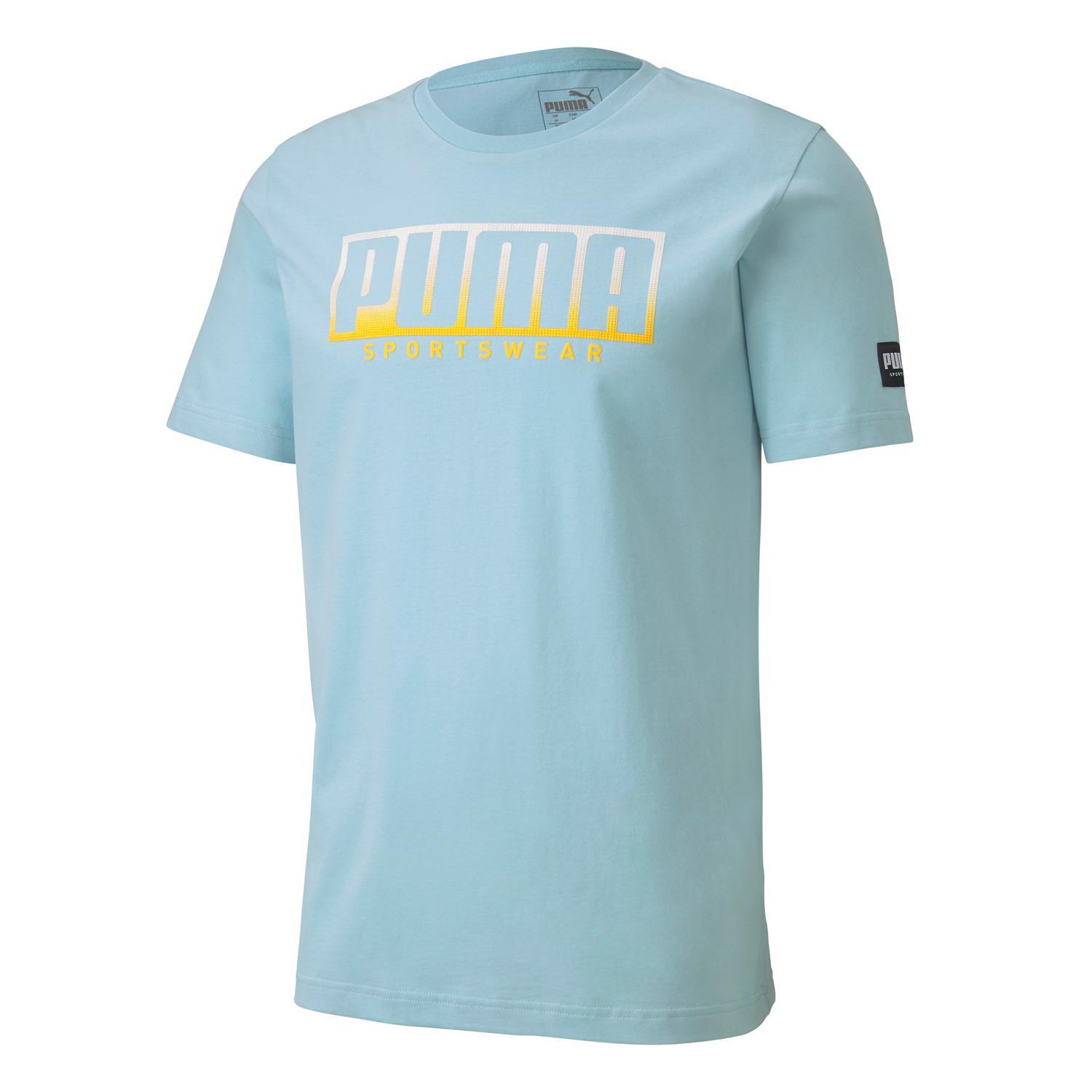 Puma Athletics - Azul - Camiseta Hombre talla XL