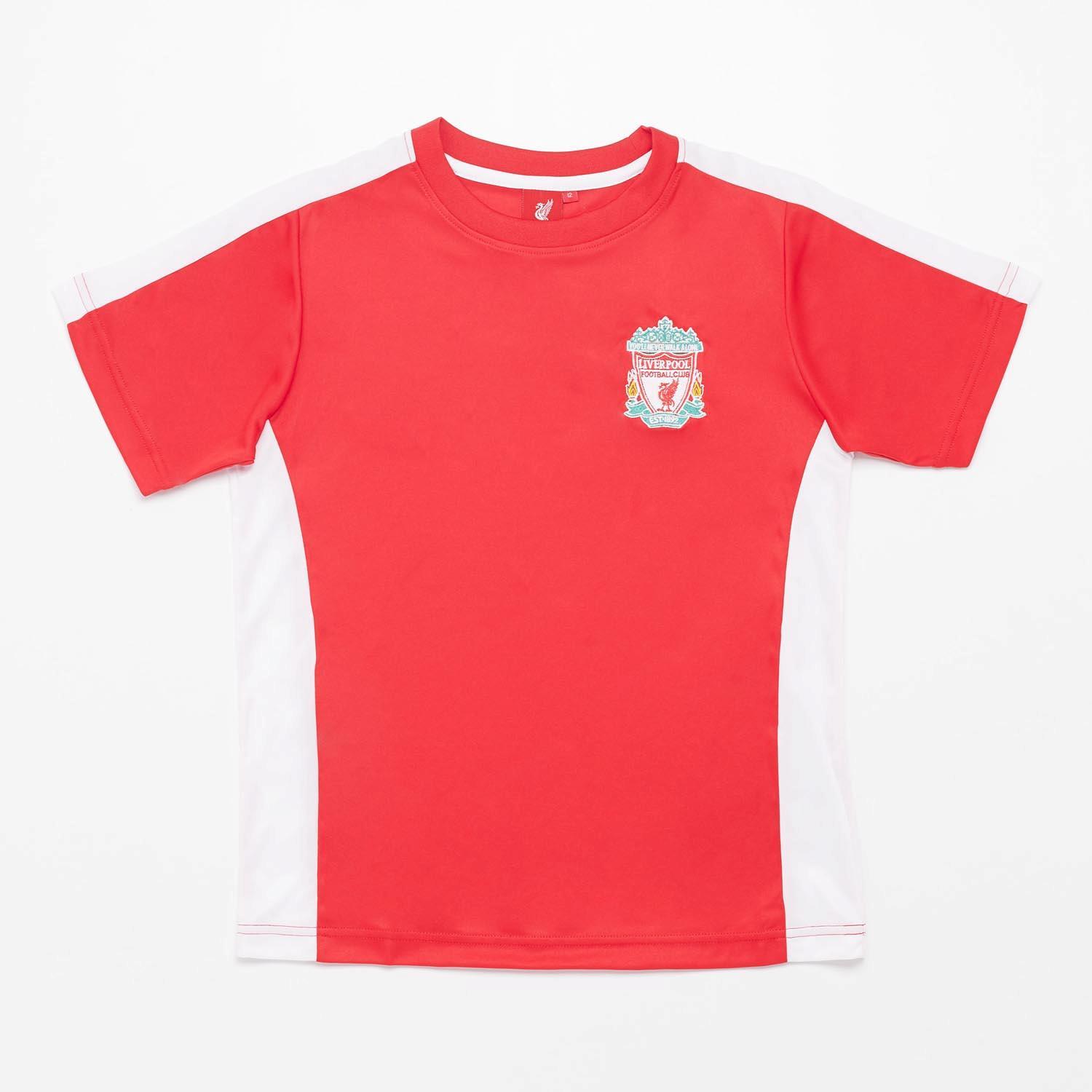 Camiseta Liverpool - Roja - Camiseta Fútbol Chico talla 14