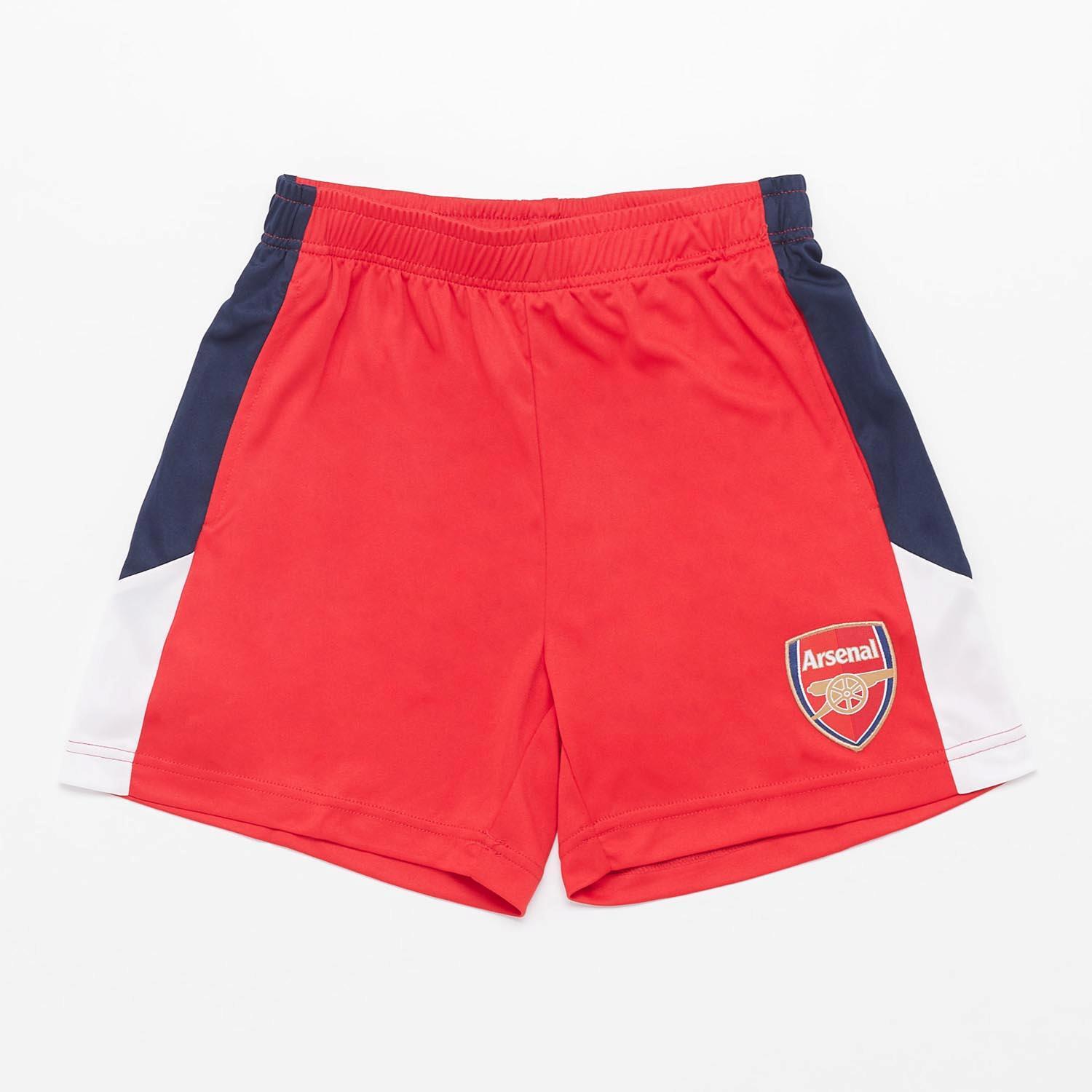 Pantalón Corto Arsenal - Rojo - Pantalón Fútbol Chico talla 12
