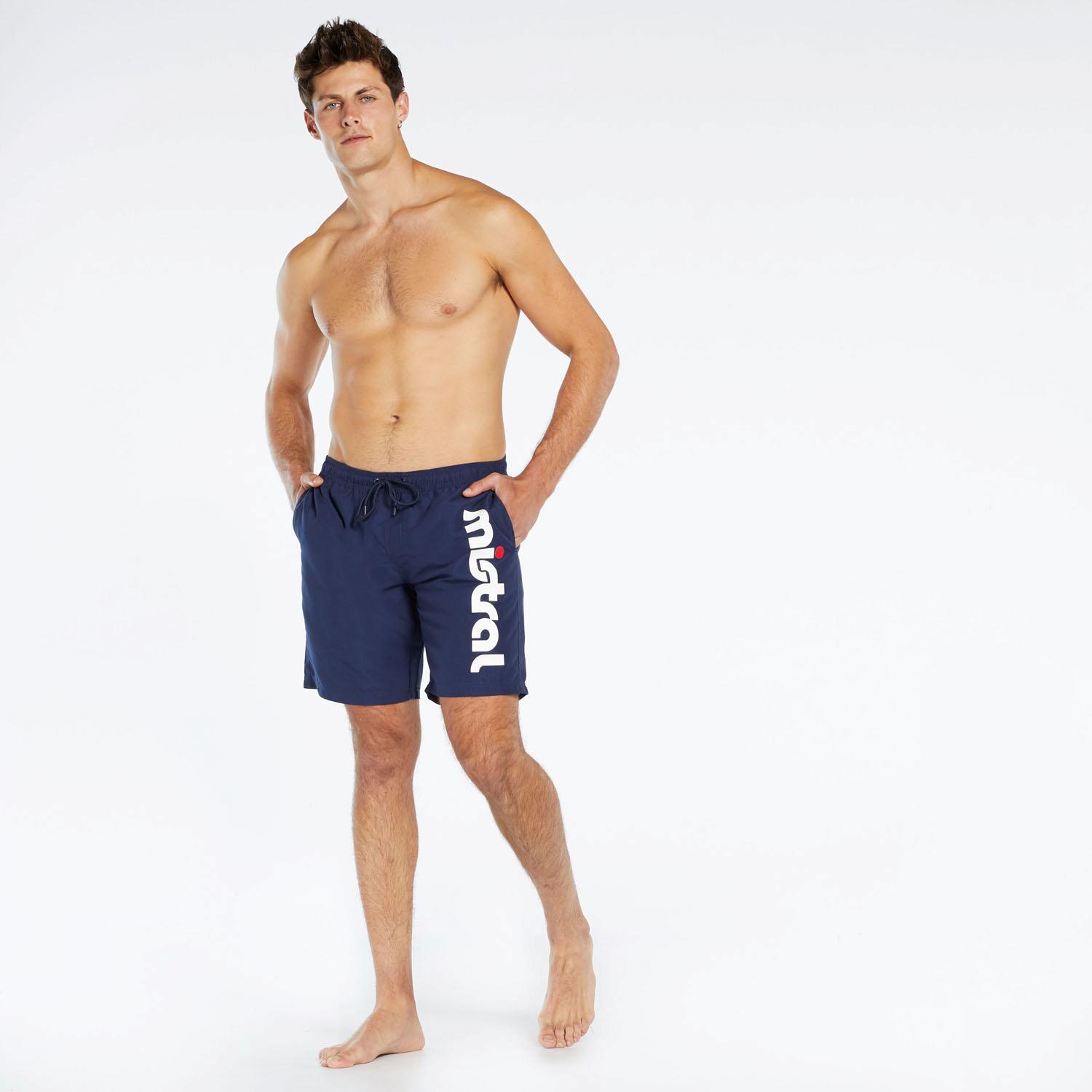 Bañador Fila - Marino - Bañador Largo Hombre talla S
