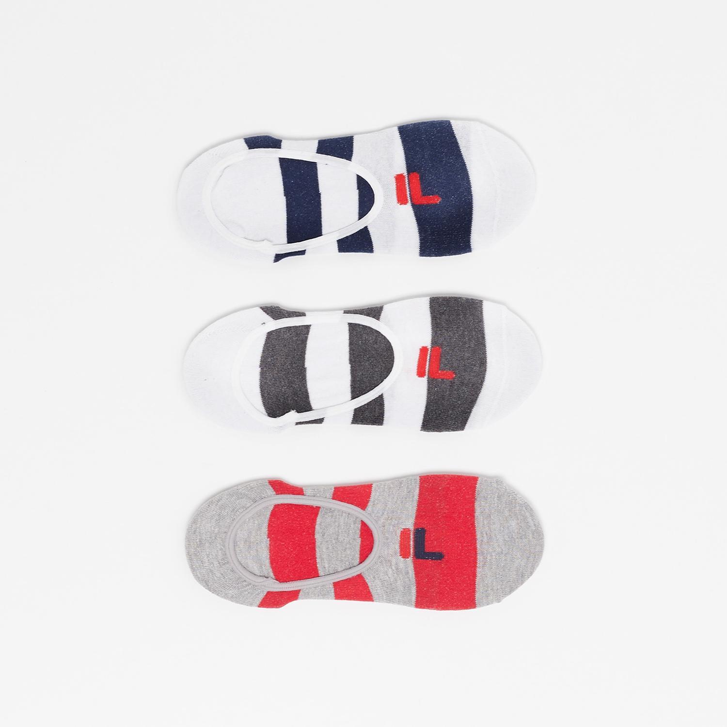 Calcetines Super Invisibles Fila Hombre Negros talla T.U.