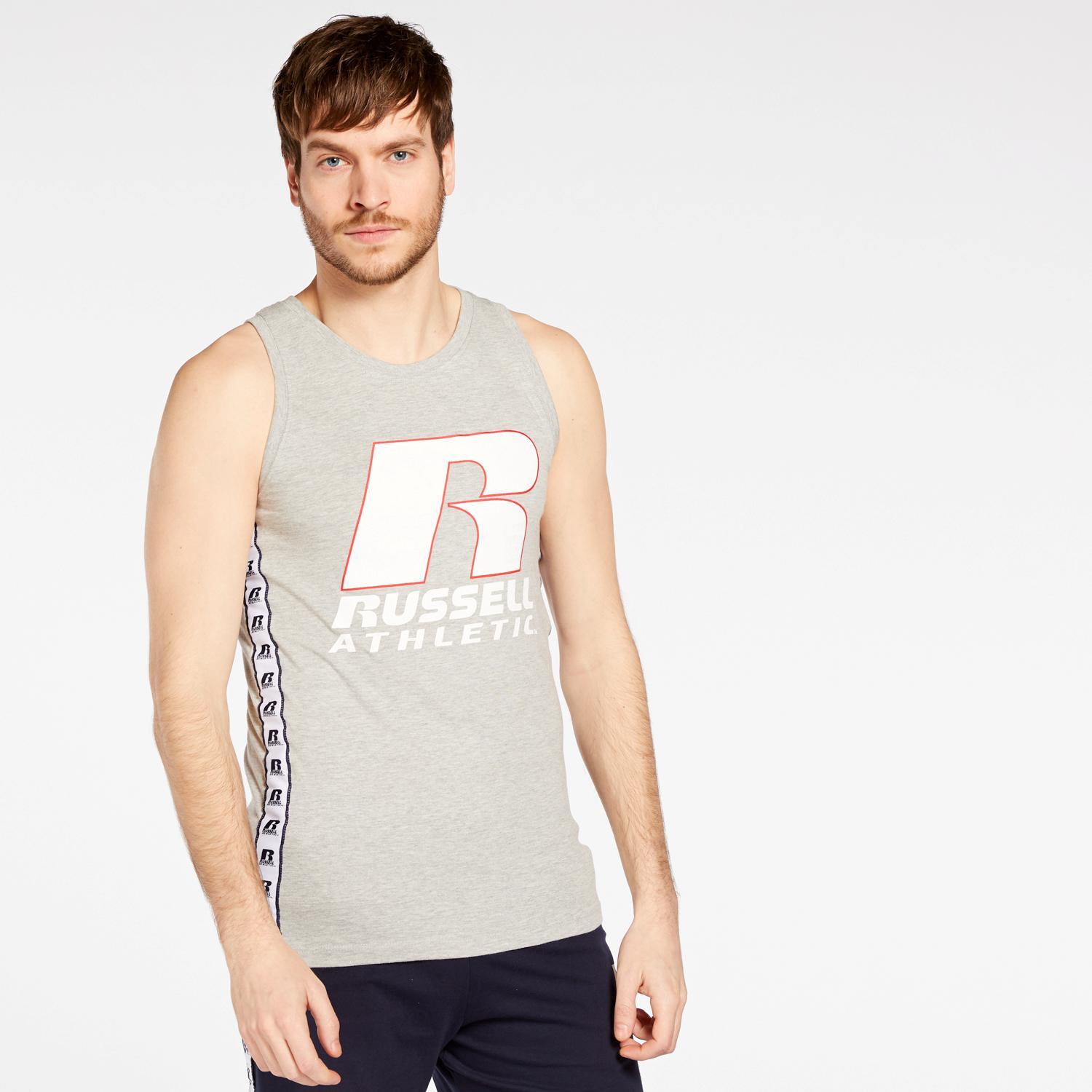 Camiseta Russell Athletic - Gris - Camiseta Tirantes Hombre talla M