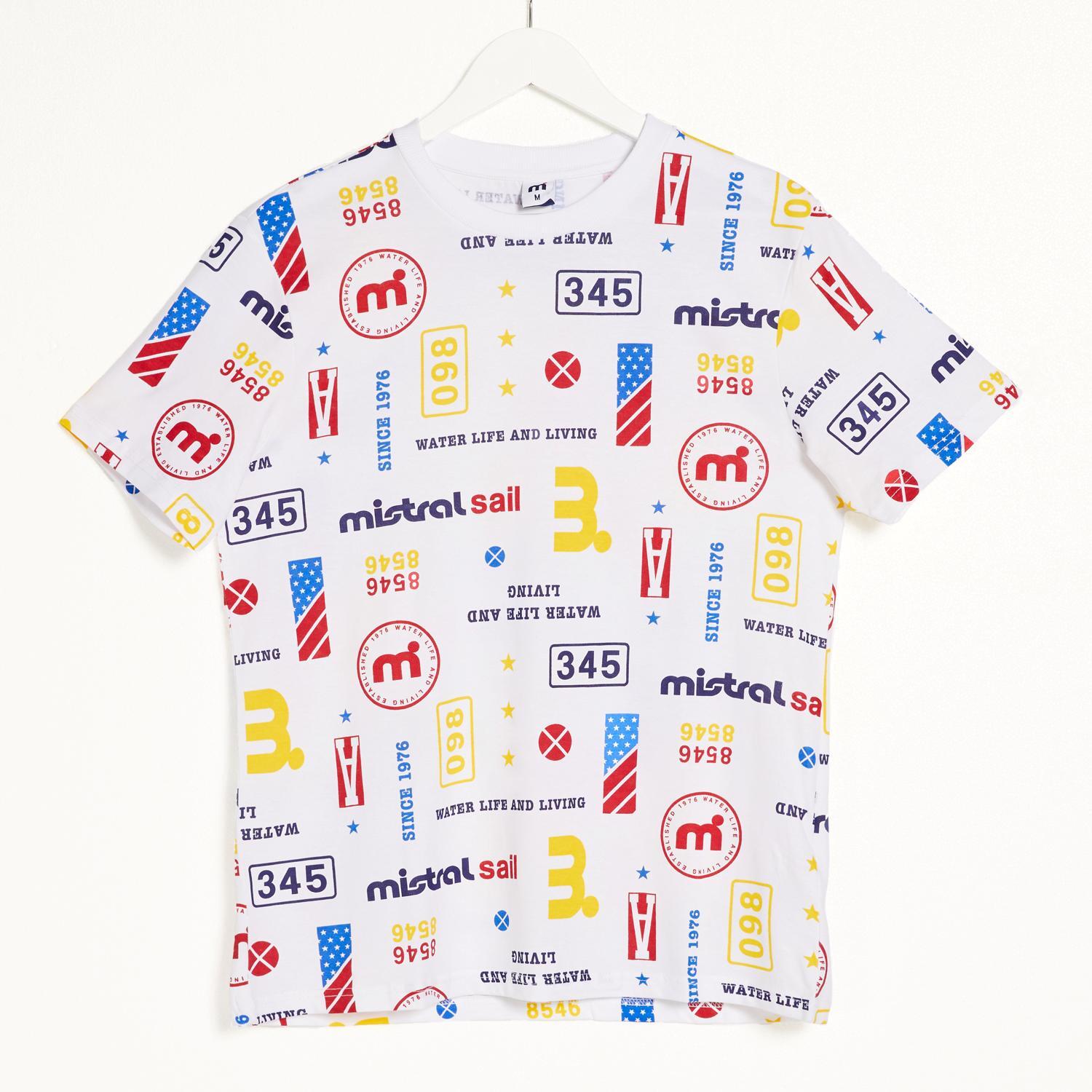 Mistral Cabarete - Multicolor - Camiseta Manga Corta Hombre talla M