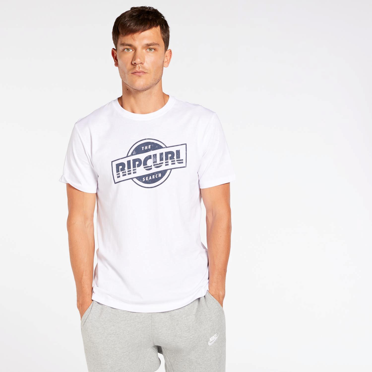 Rip Curl Veenyl - Blanco - Camiseta Hombre talla S