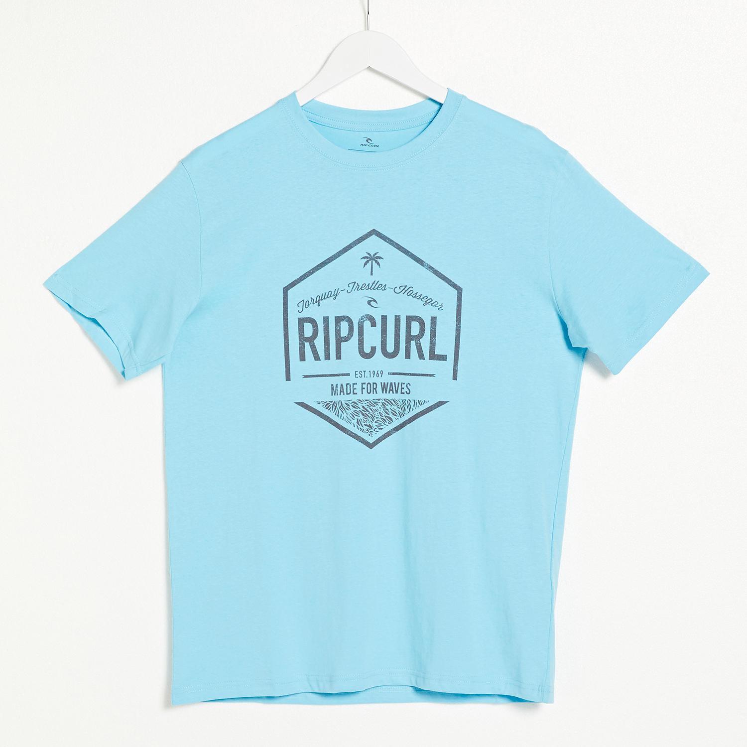 Rip Curl Veenyl – Celeste - Camiseta Hombre talla S