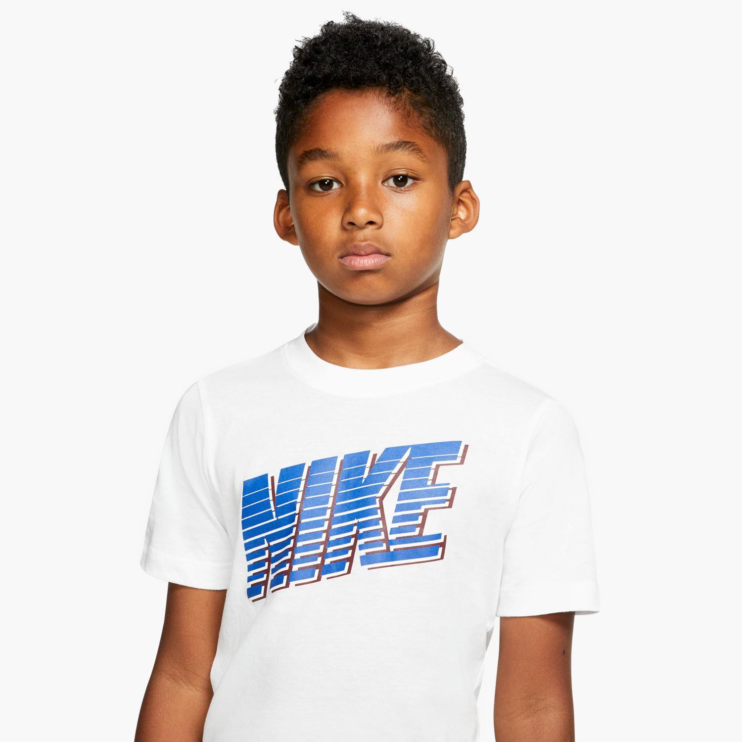 Nike Block - Blanco - Camiseta Chico talla 16