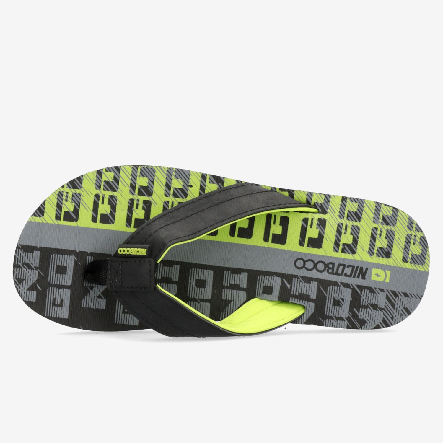 Nicoboco Valak - Negro - Chanclas Chico talla 34
