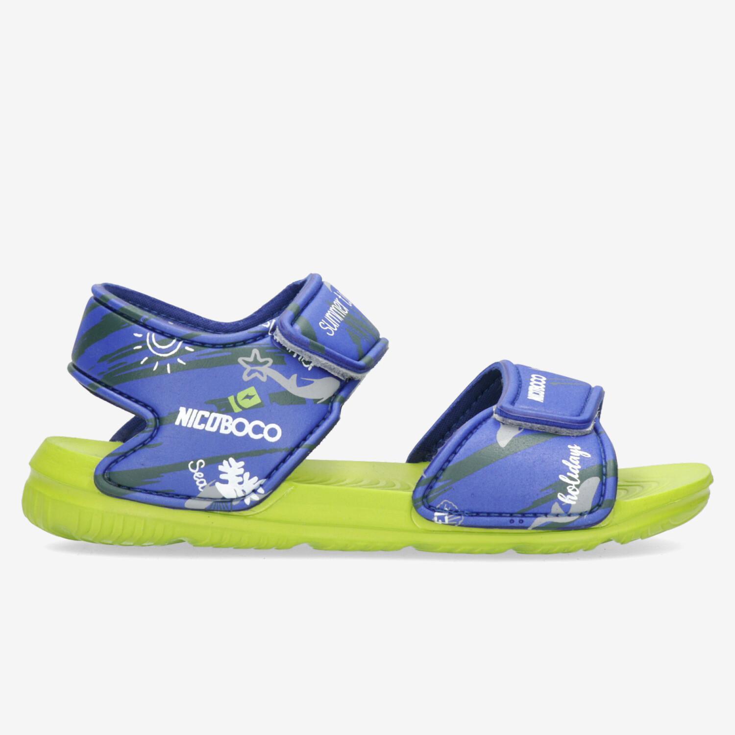 Nicoboco Croler - Azul - Sandalia Niño talla 30