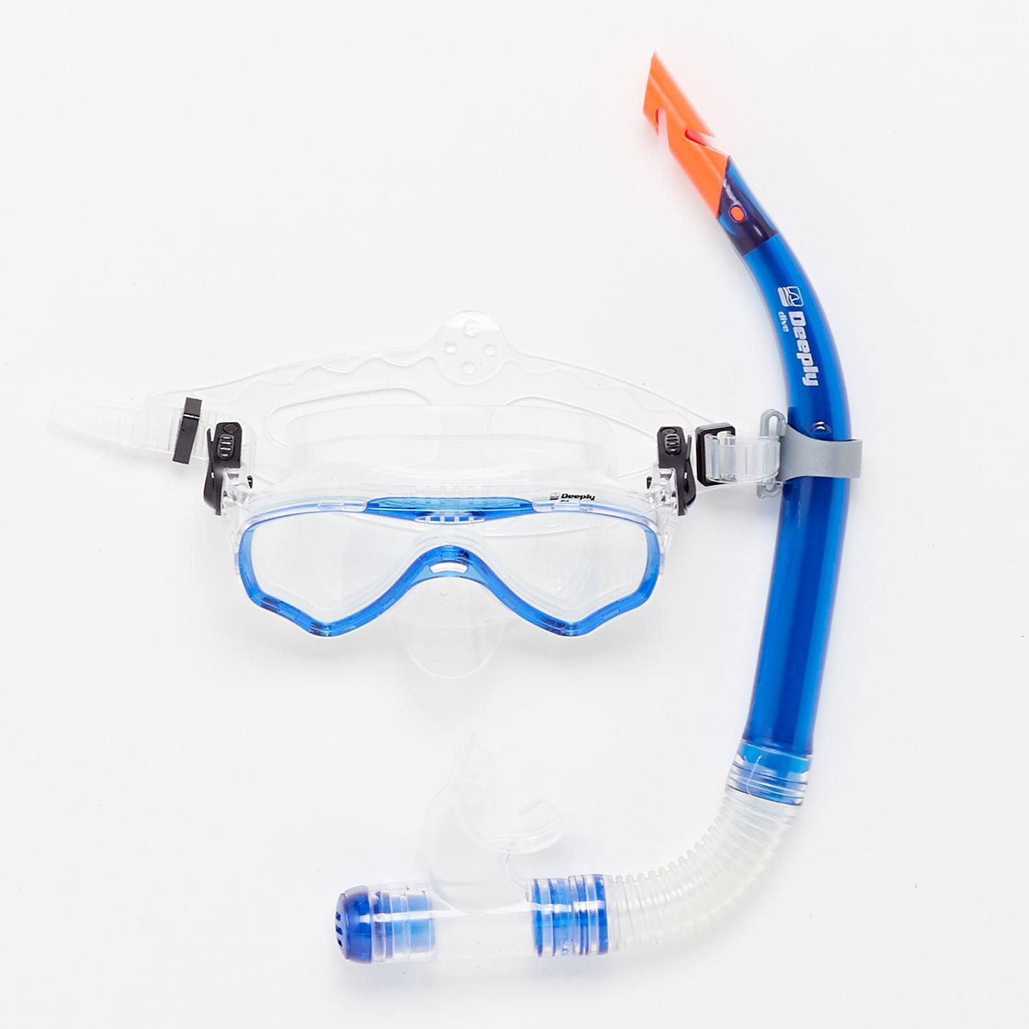 Kit Máscara y Tubo Deeply - Único - Set Snorkel talla T.U.