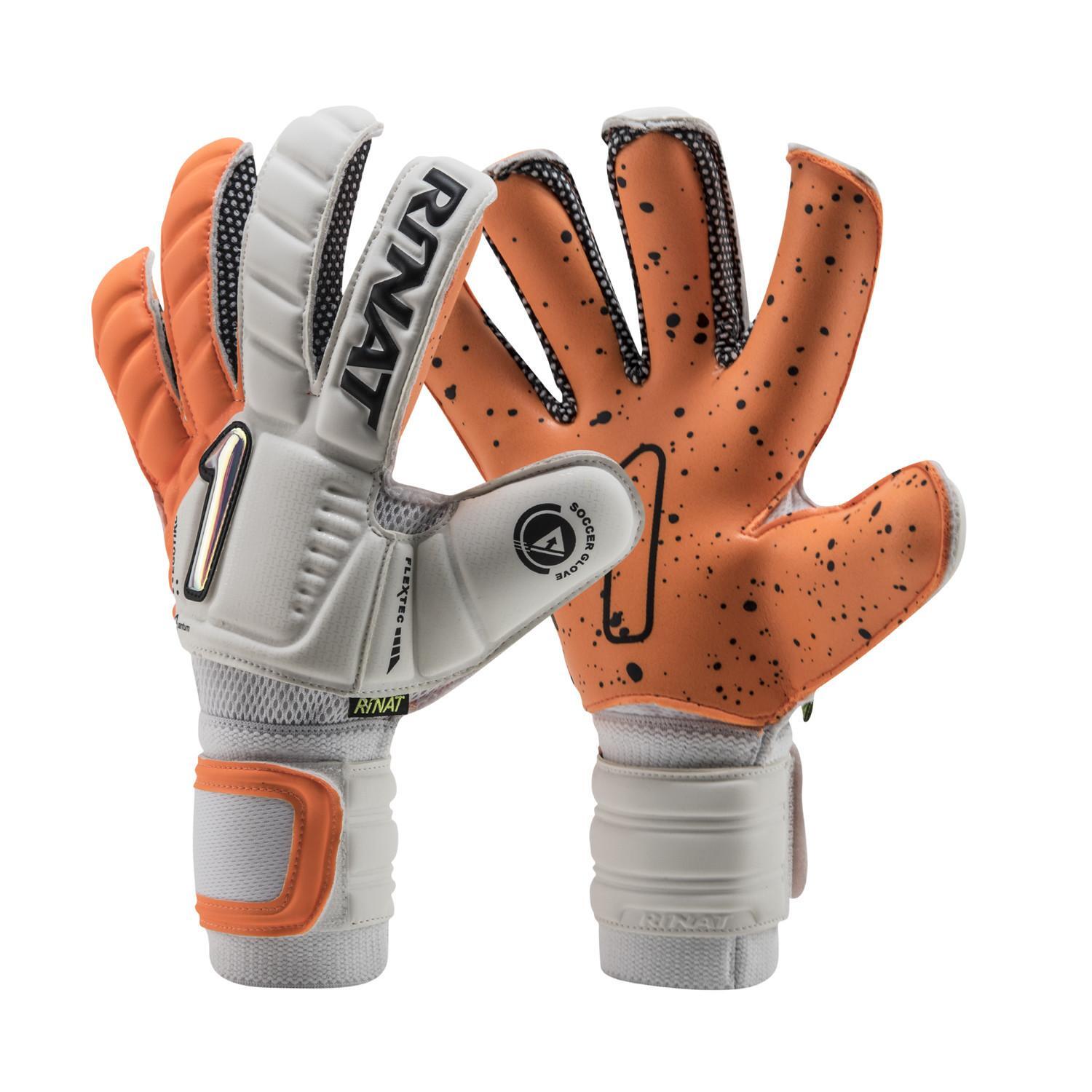 Guantes Fútbol Rinat Blanco - Guantes Niño MKP talla 4