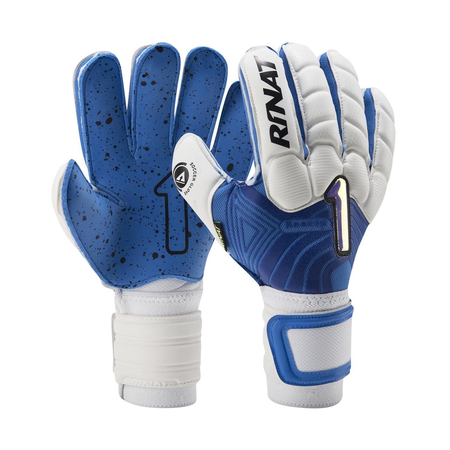 Guantes Fútbol Rinat Blancos - Guantes Niño MKP talla 5