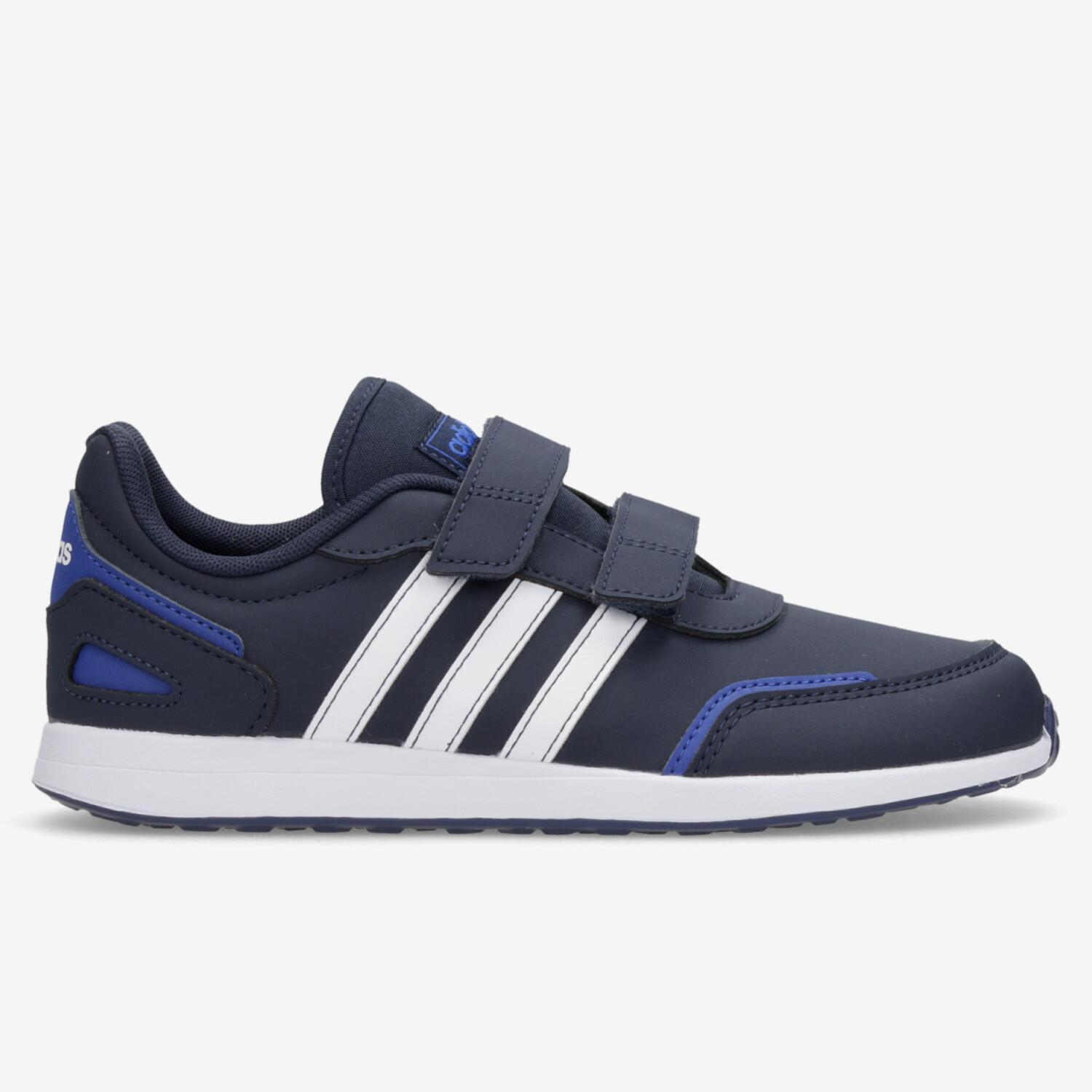 adidas Vs Switch - Bleu Marine - Chaussures Velcro Garçon sports taille 32