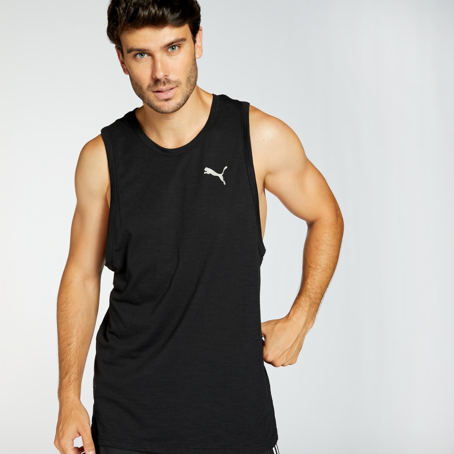 Puma Train - Negro - Camiseta Sin Mangas Hombre talla S