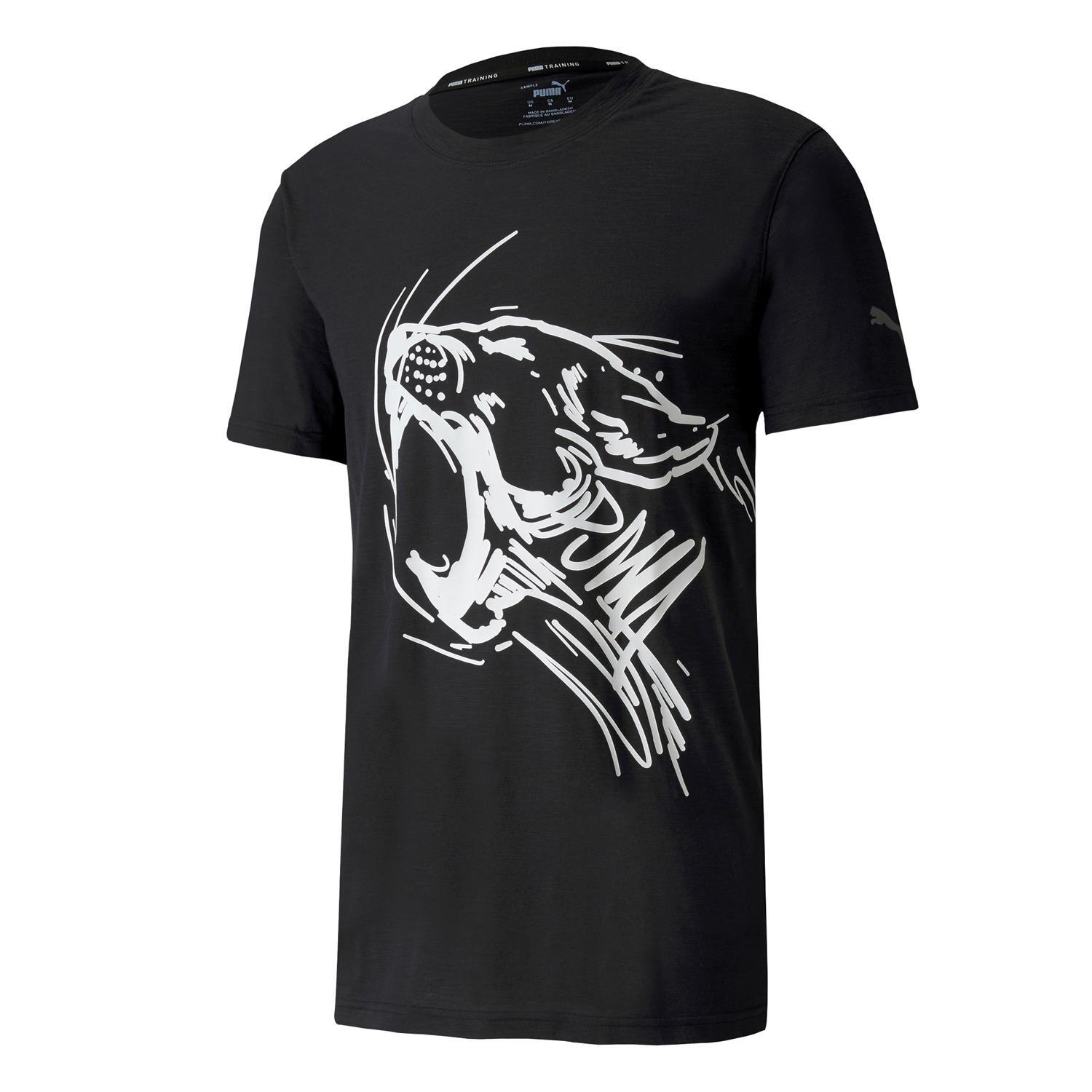 Puma Graphic - Negro - Camiseta Running Hombre talla S