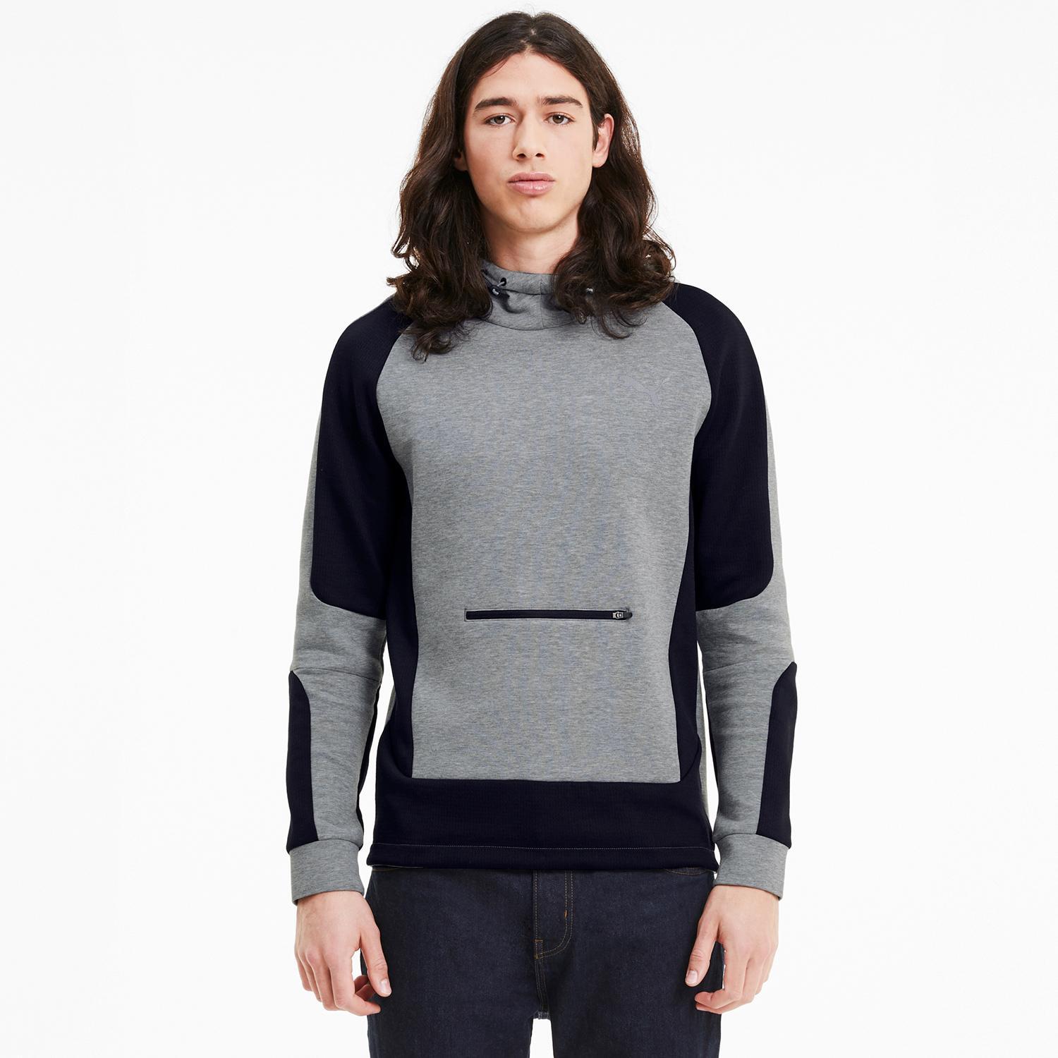 Puma Evostripe Gris - Sudadera Capucha Hombre talla XL