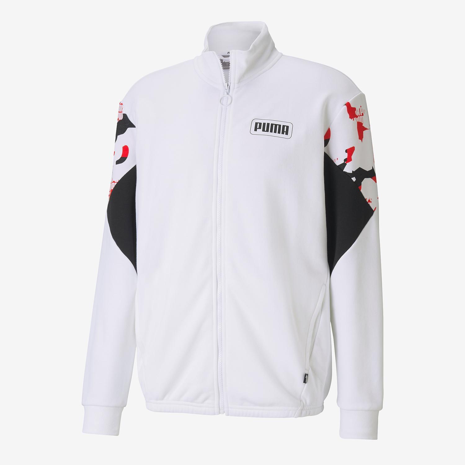 Puma Rebel Camo - Blanco - Sudadera Hombre talla S