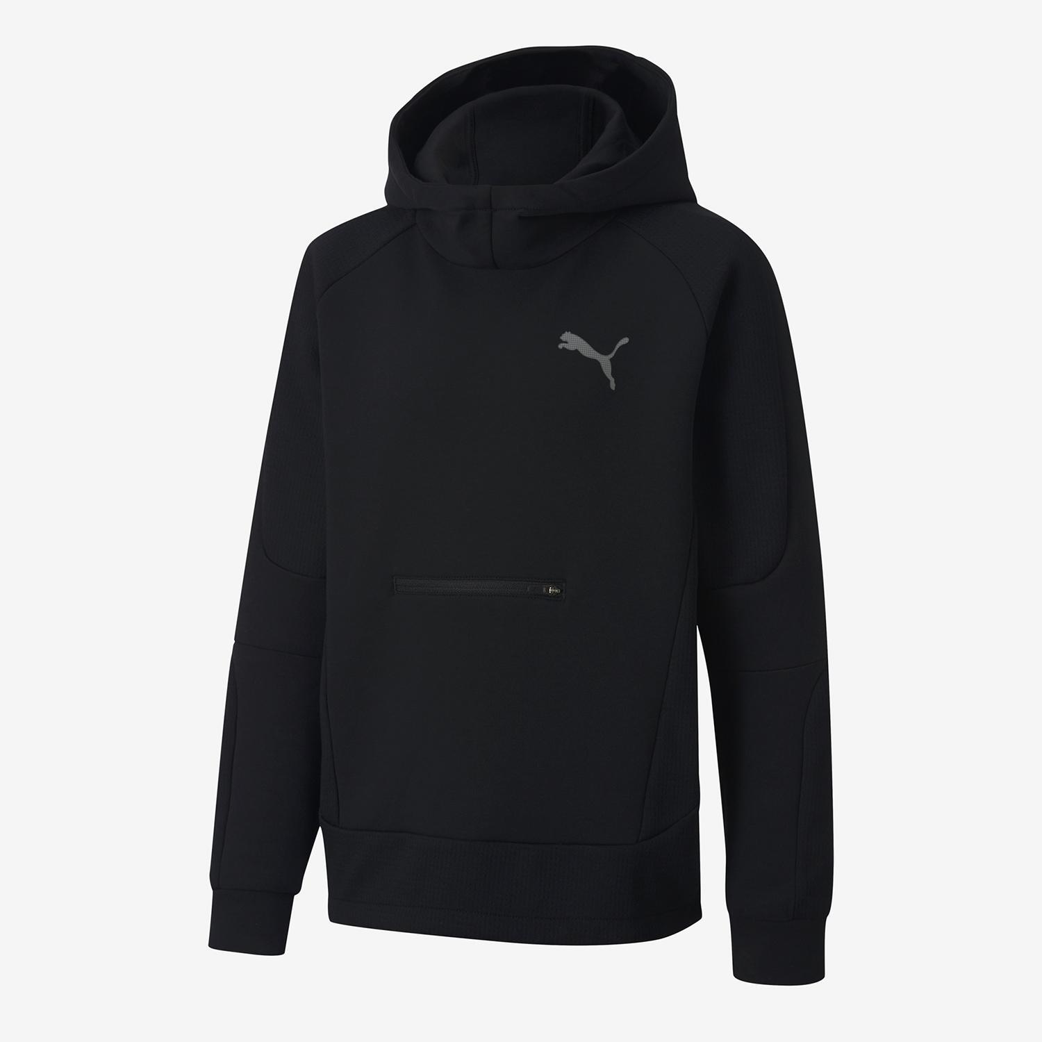 Puma Evostripe - Negro - Sudadera Capucha Chico talla 10