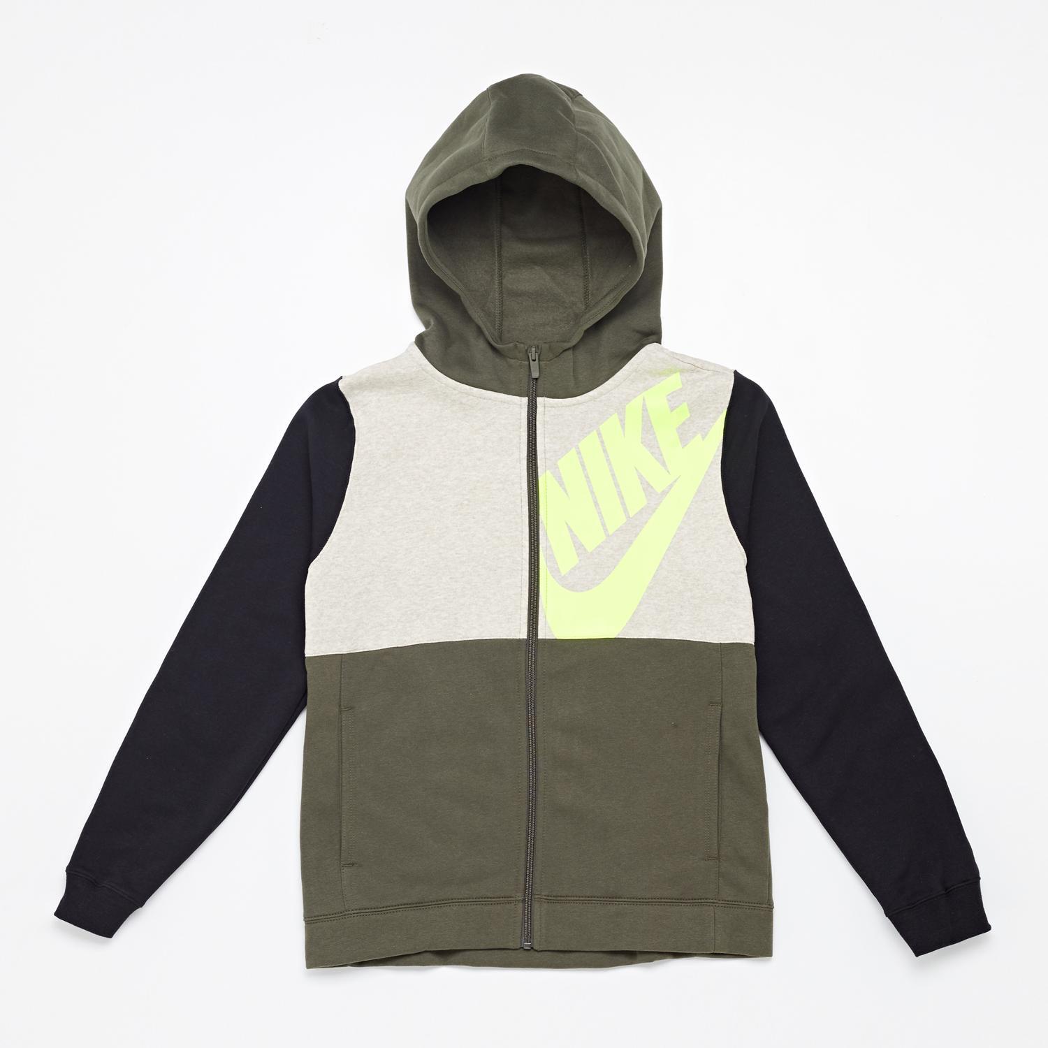 Nike Air - Kaki - Sudadera Capucha Chico talla 14