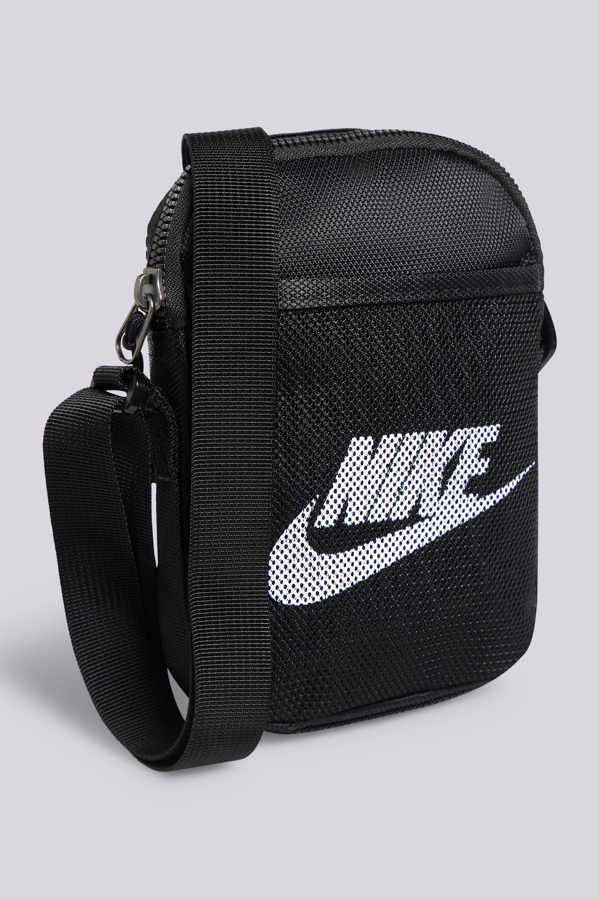 Bolsa Tiracolo Nike Heritage - Preto - Bolsa Unissexo tamanho T.U.