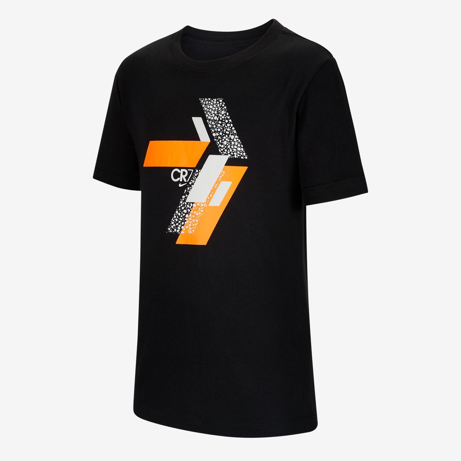 Nike Cr7 - Negro - Camiseta Fútbol Chico talla 12