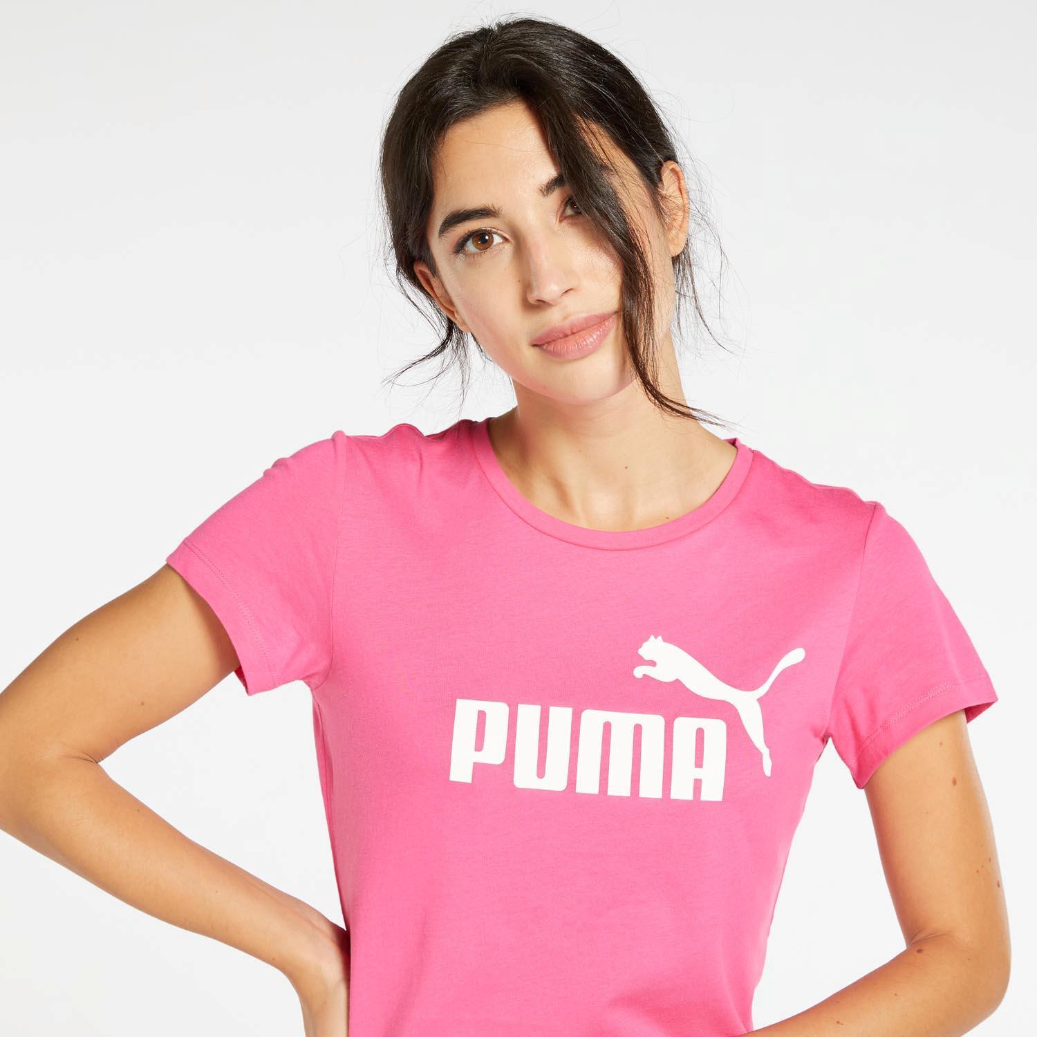 Puma Essentials - Fucsia - Camiseta Mujer | Sprinter