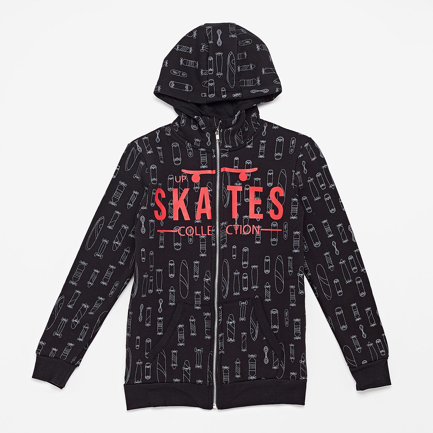 Sudadera Up Basic – Negra - Sudadera Capucha Chico talla 10