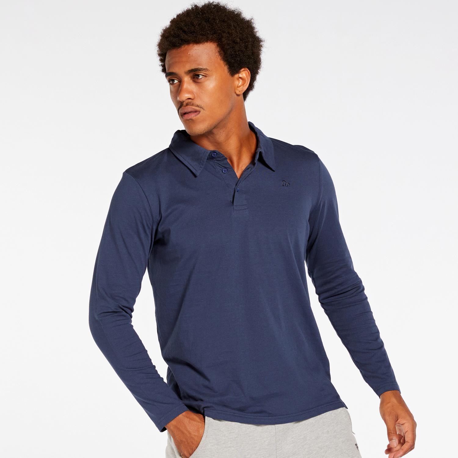 Polo Up Basic - Marino - Polo Manga Larga Hombre talla S