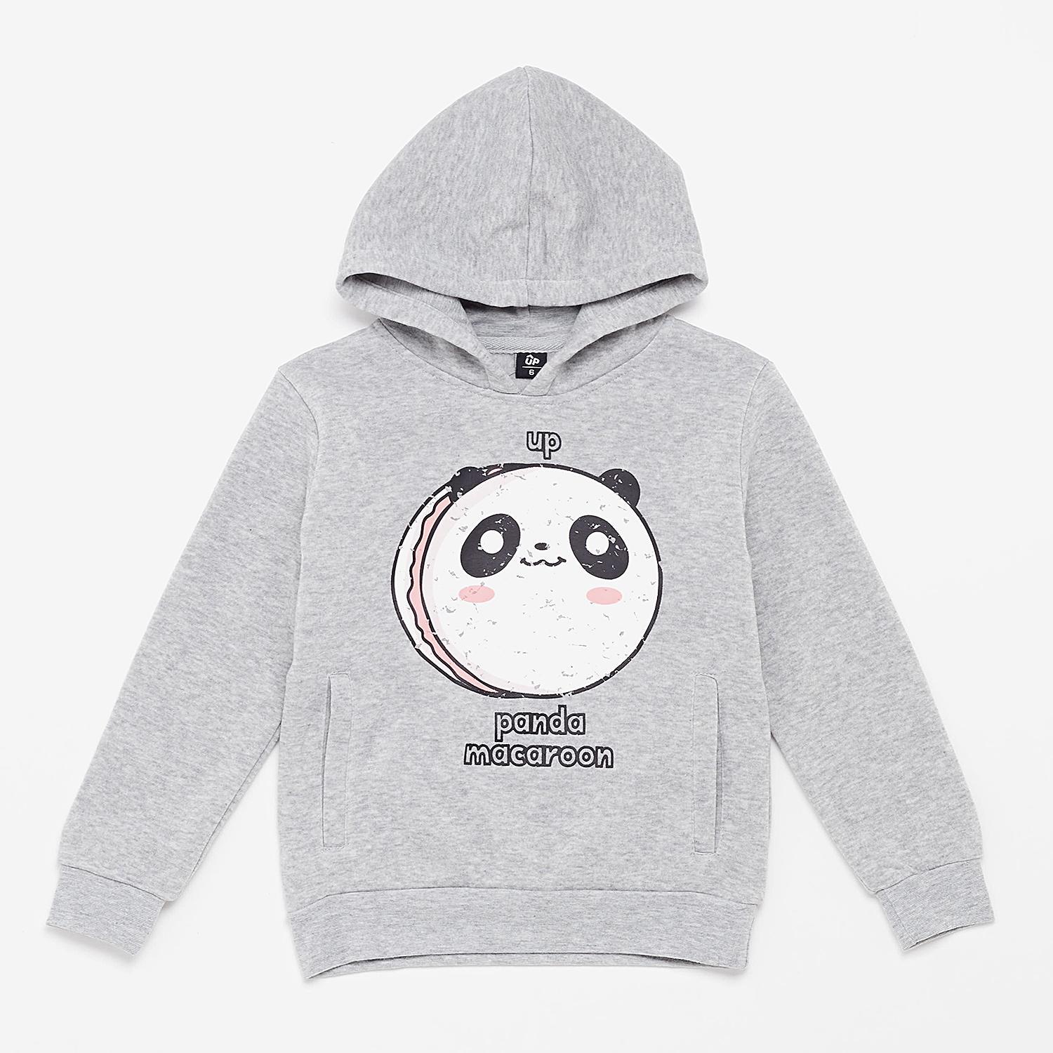 Sudadera Up Basic - Sudadera Capucha Gris Niña talla 2