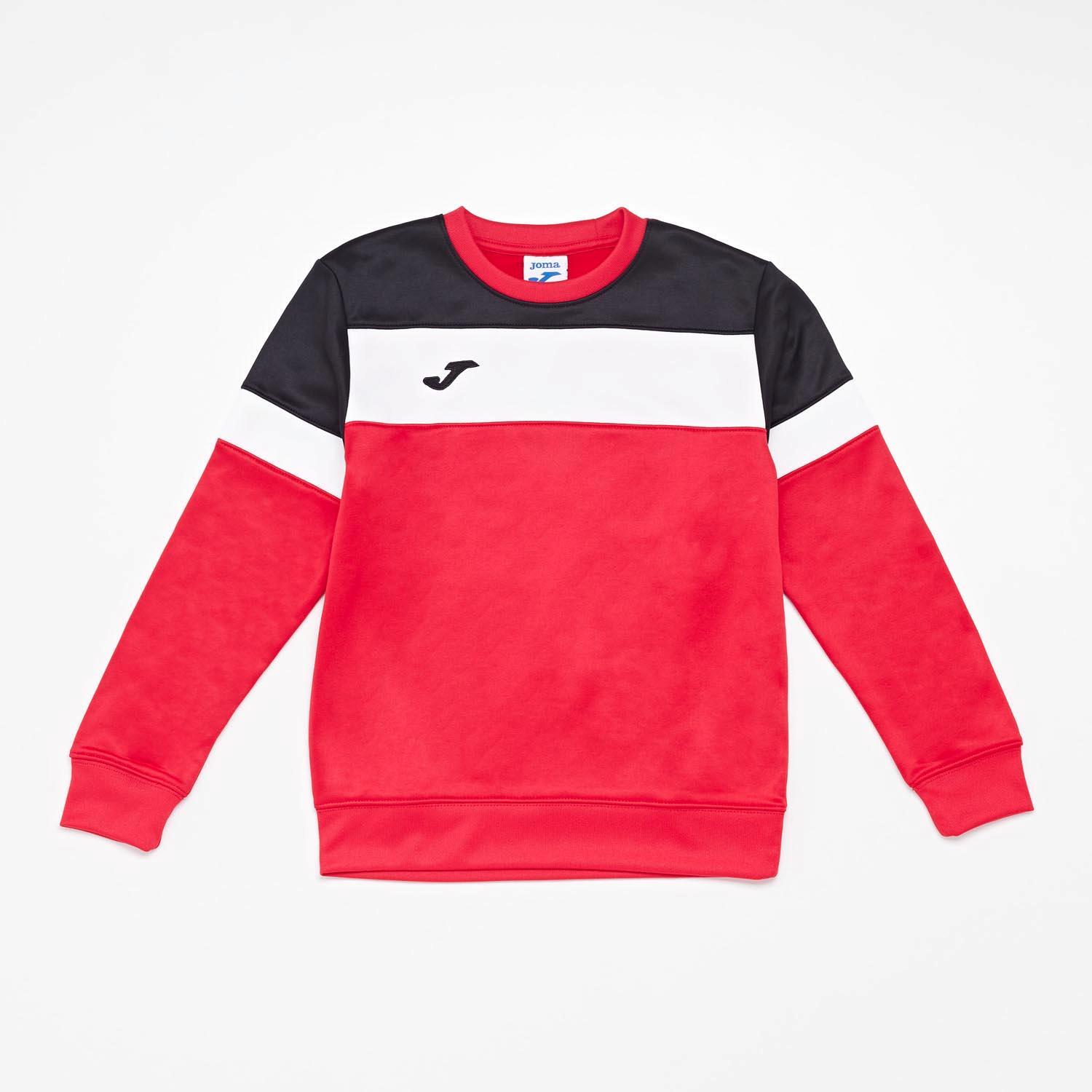 Joma Crew - Rojo - Sudadera Chico talla 10