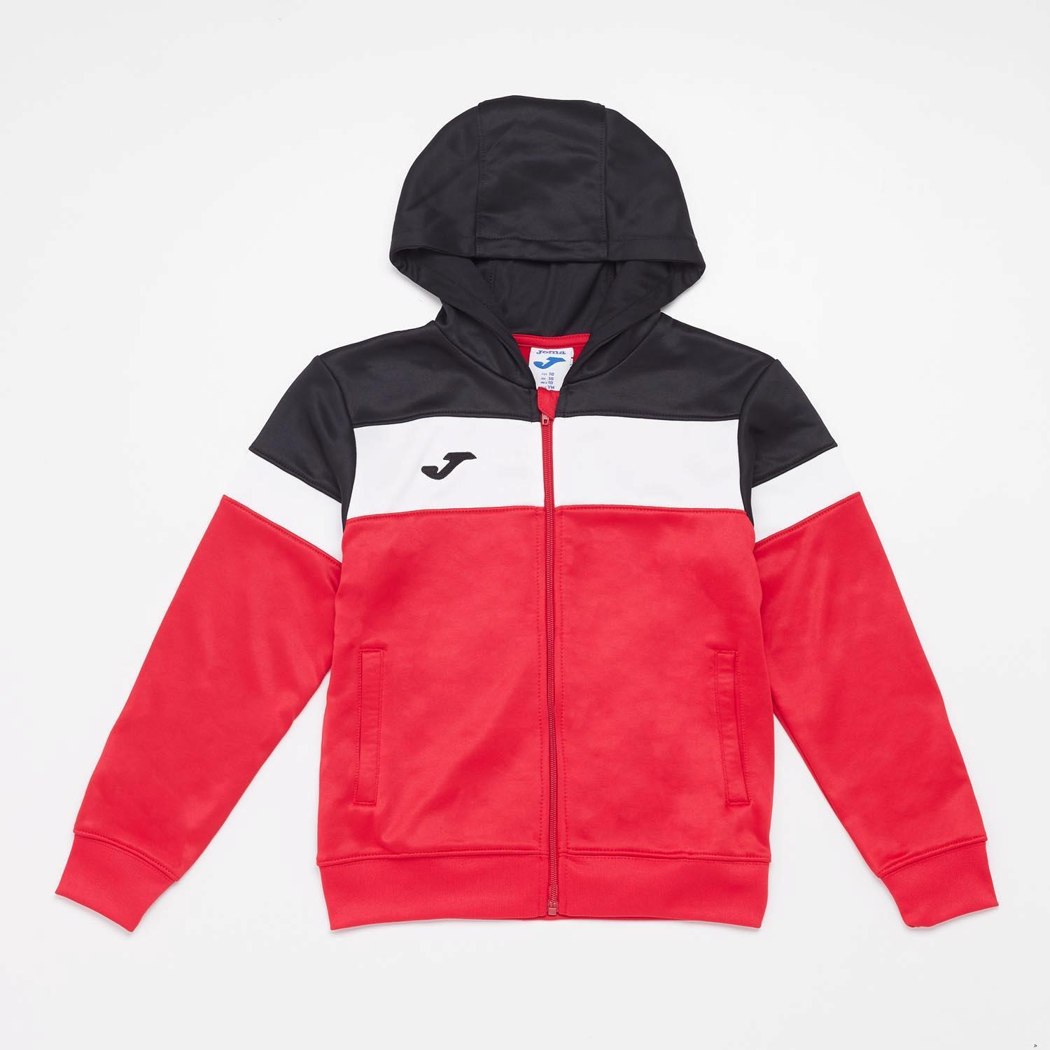 Joma Crew - Rojo - Sudadera Capucha Chico talla 14