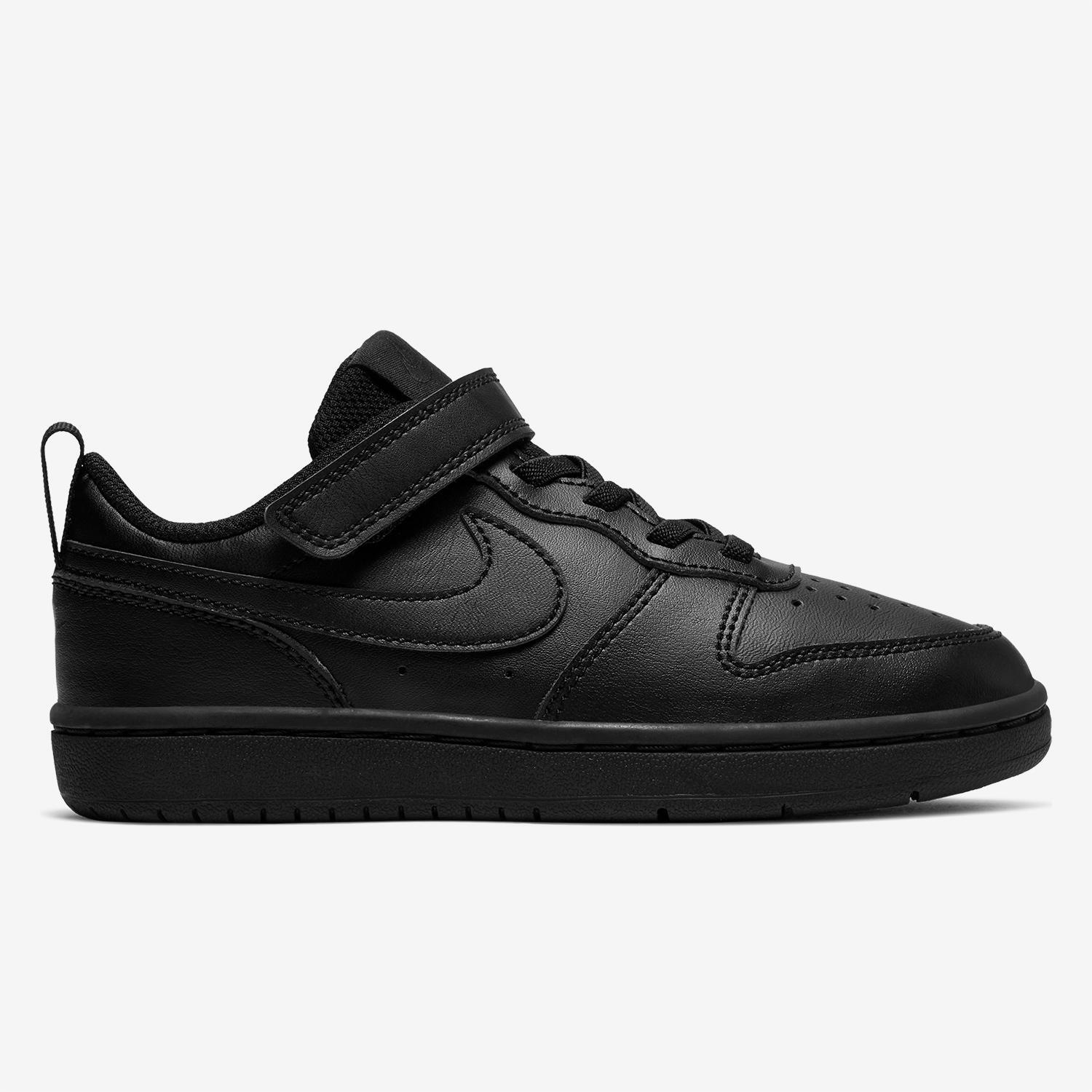 Nike Court Low 2 -Negras- Zapatillas Velcro |