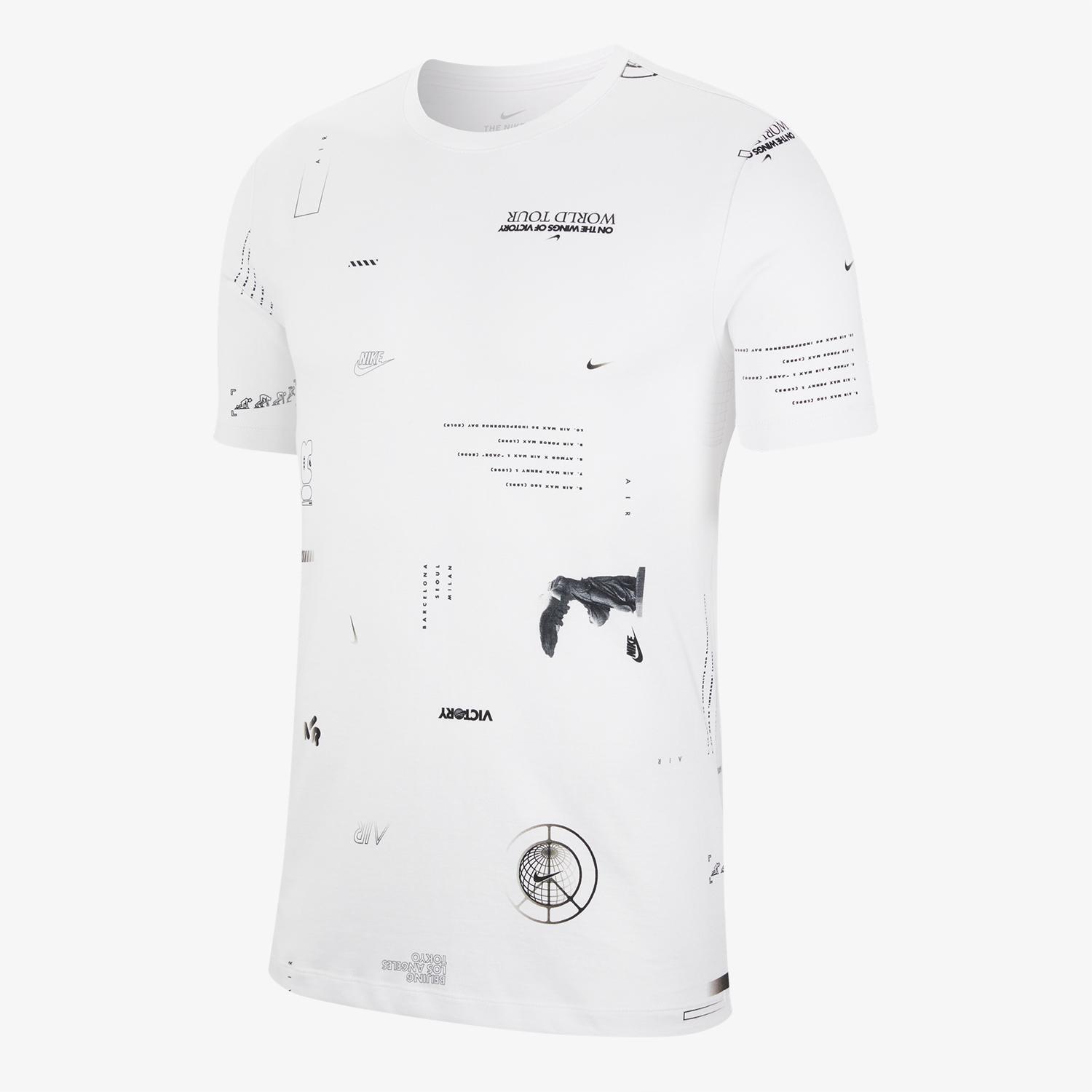 Camiseta Nike Blanco - Camiseta Manga Corta Hombre talla XL