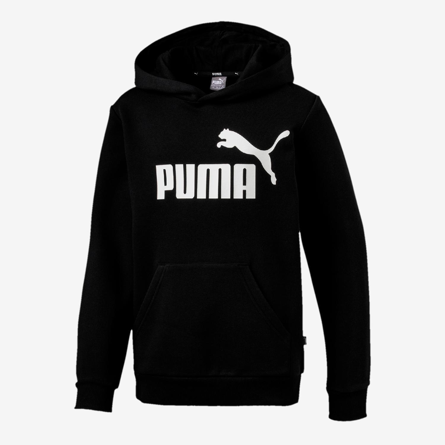 Puma Essentials - Negro - Sudadera Capucha Chico talla 10
