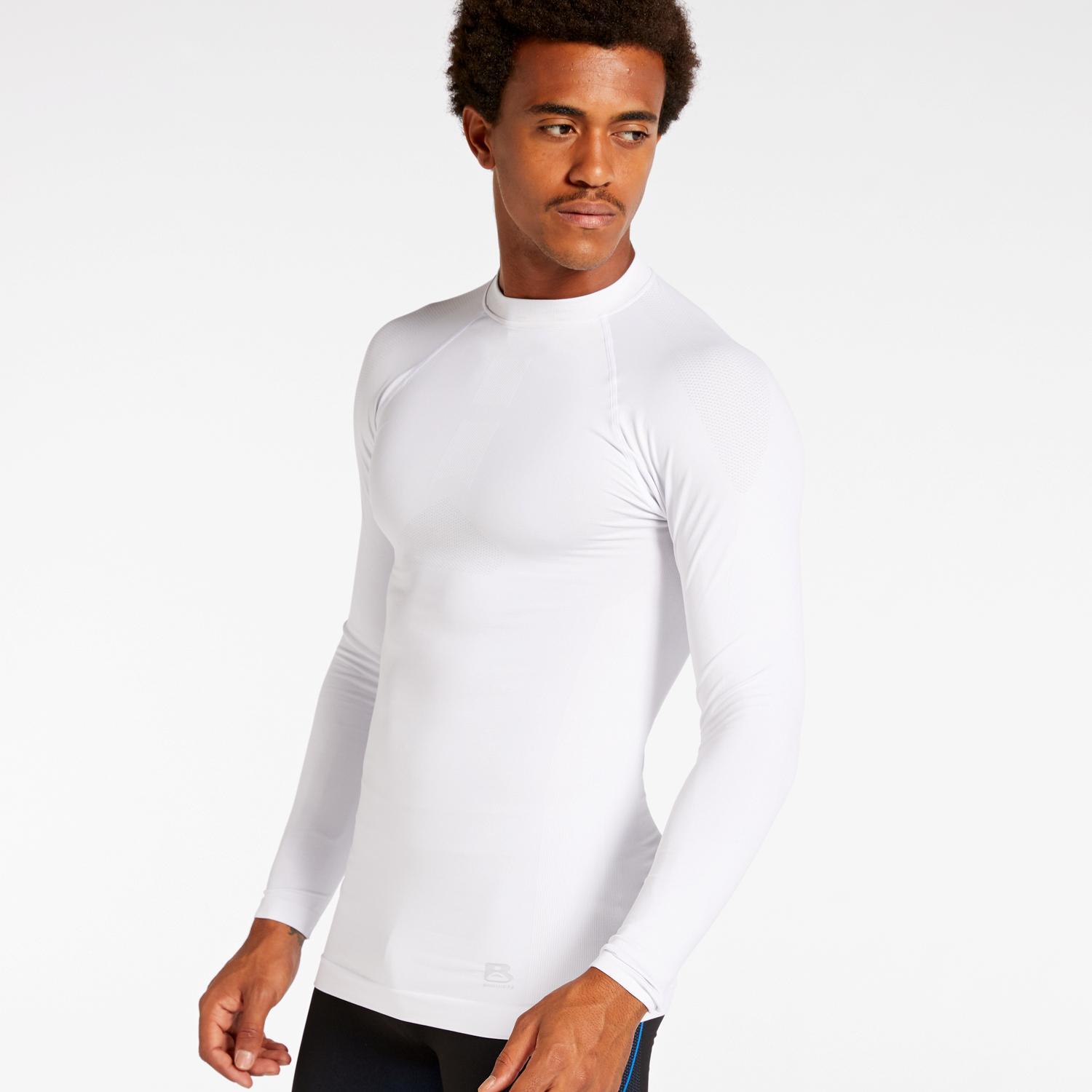 T-shirt Thermique Boriken - Maillot de corps Blanc Homme sports taille S/M