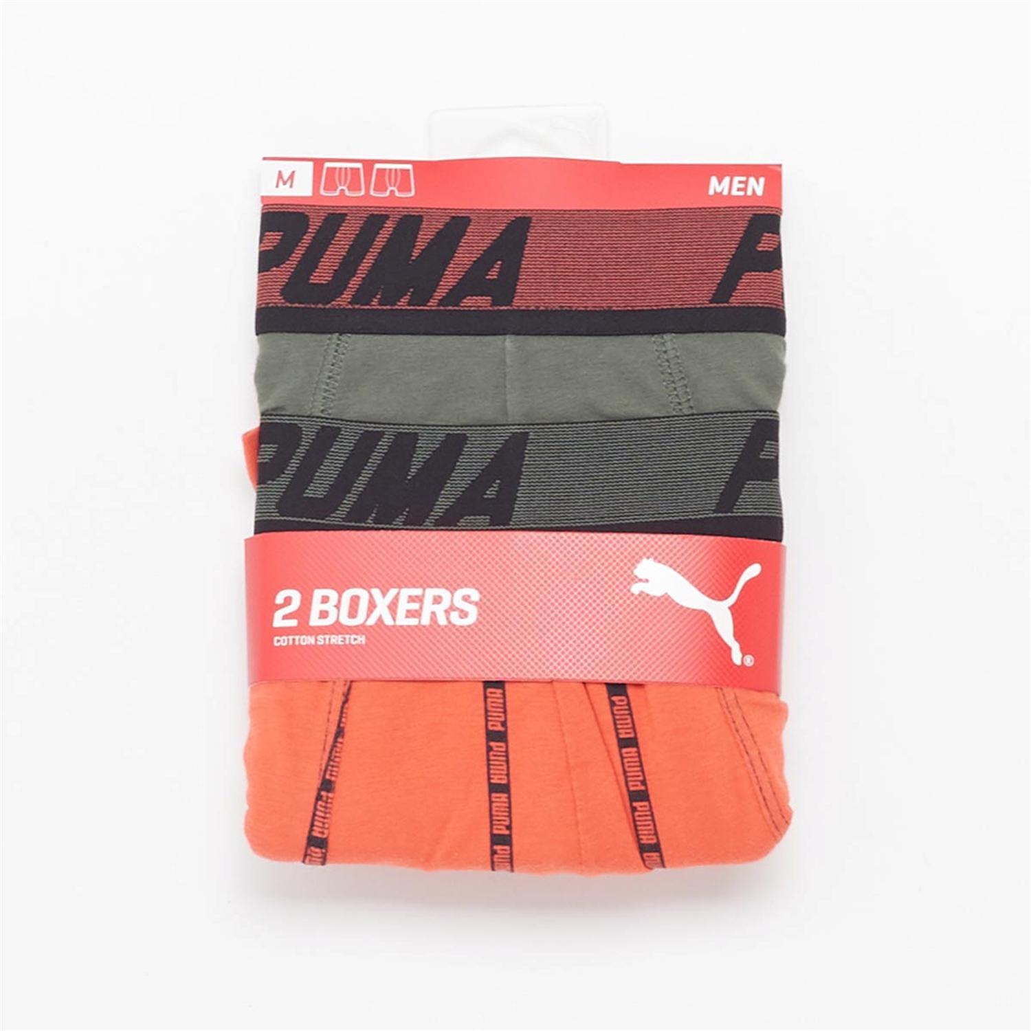 Puma Logo Stripe - Naranja - Calzoncillos talla M