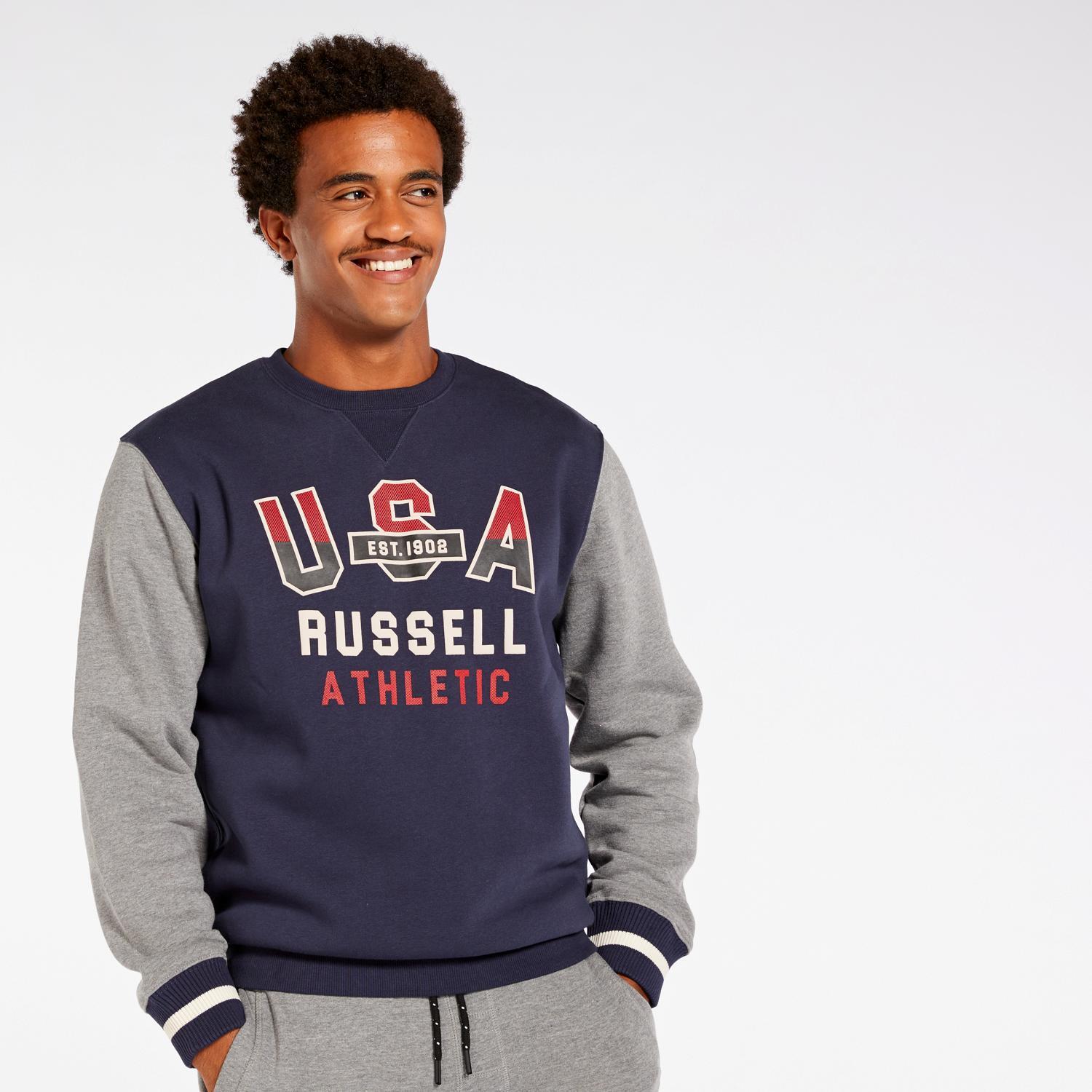 Russell Athletic Collegiate - Marino - Sudadera Hombre talla XL
