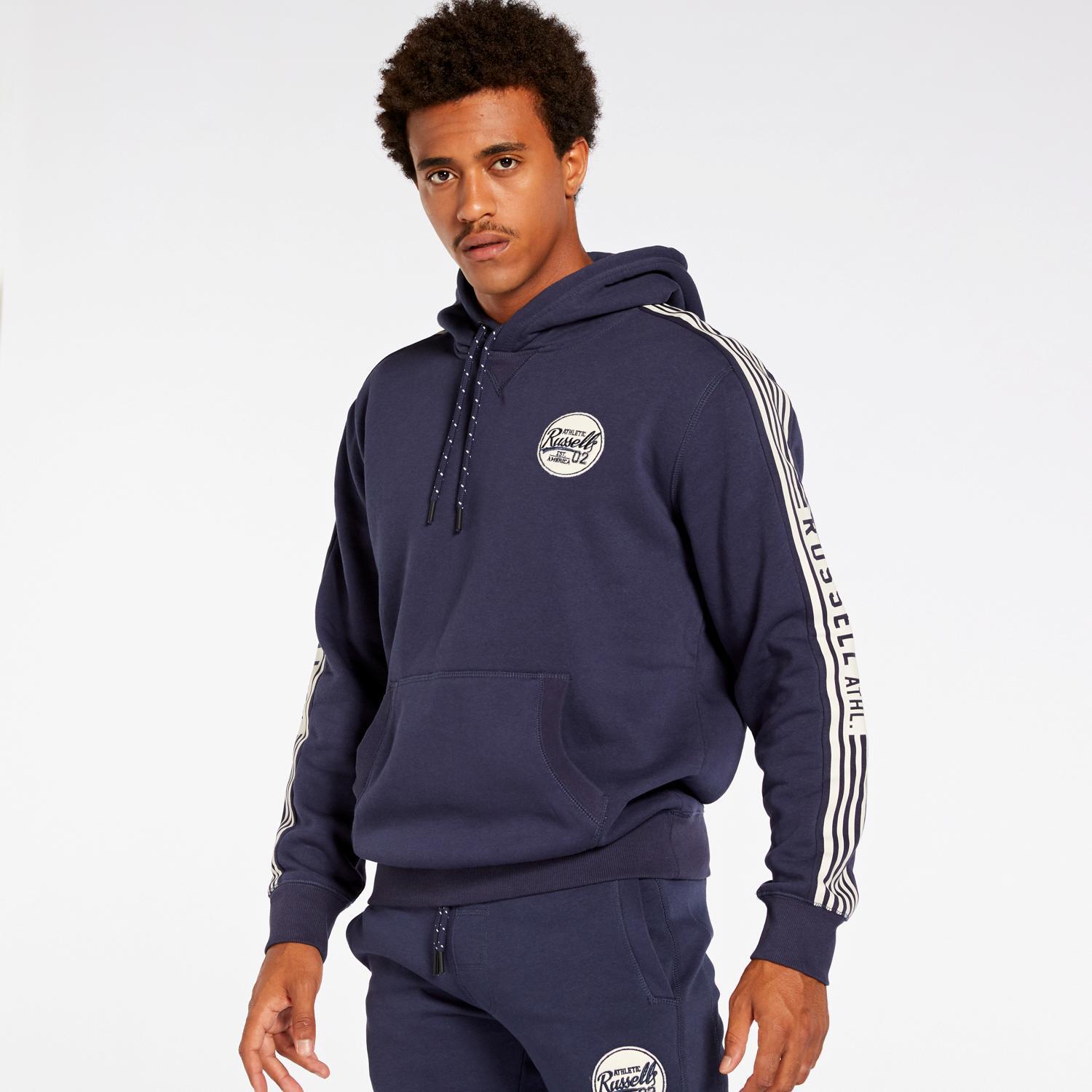 Russell Athletic Collegiate - Marino - Sudadera Capucha Hombre talla S