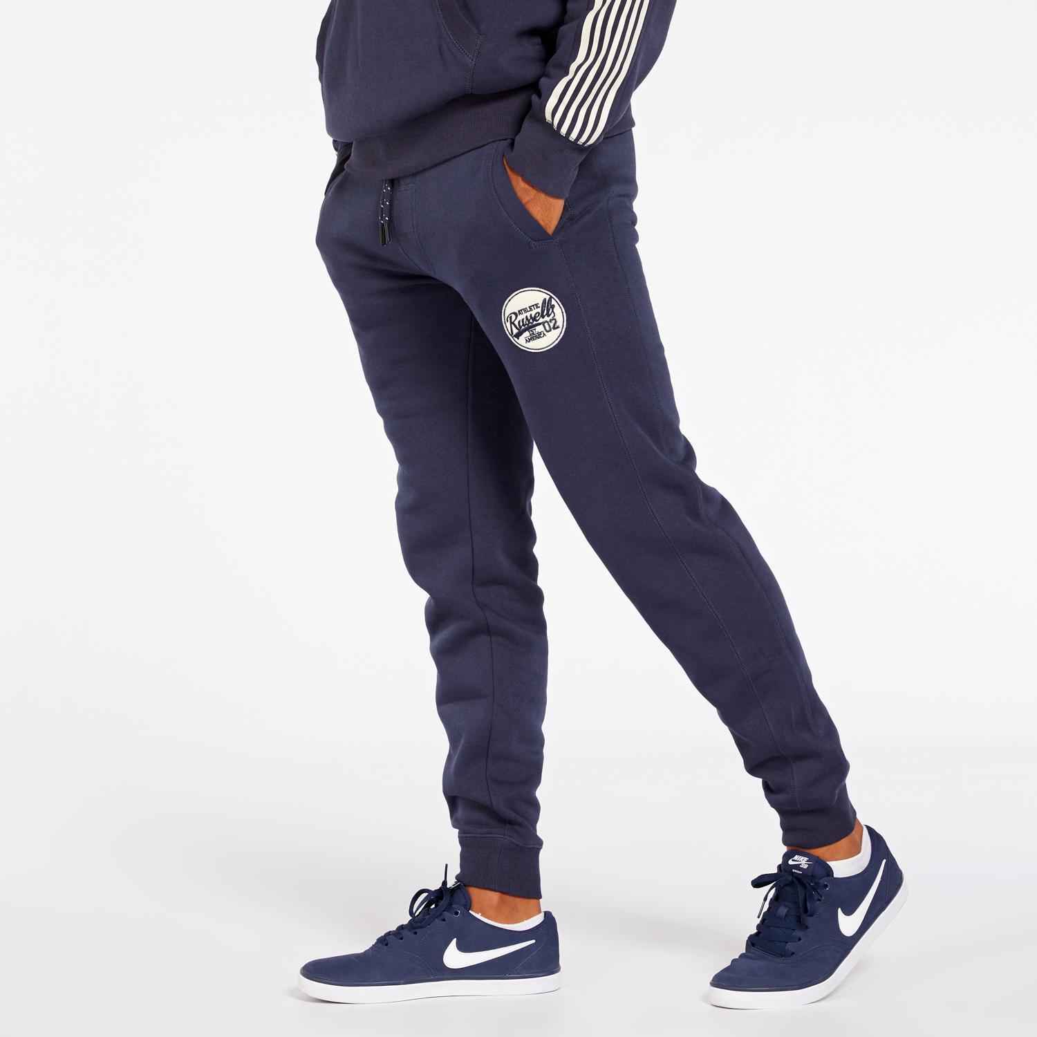 Russell Athletic Collegiate - Marino - Pantalón Chándal Hombre talla L