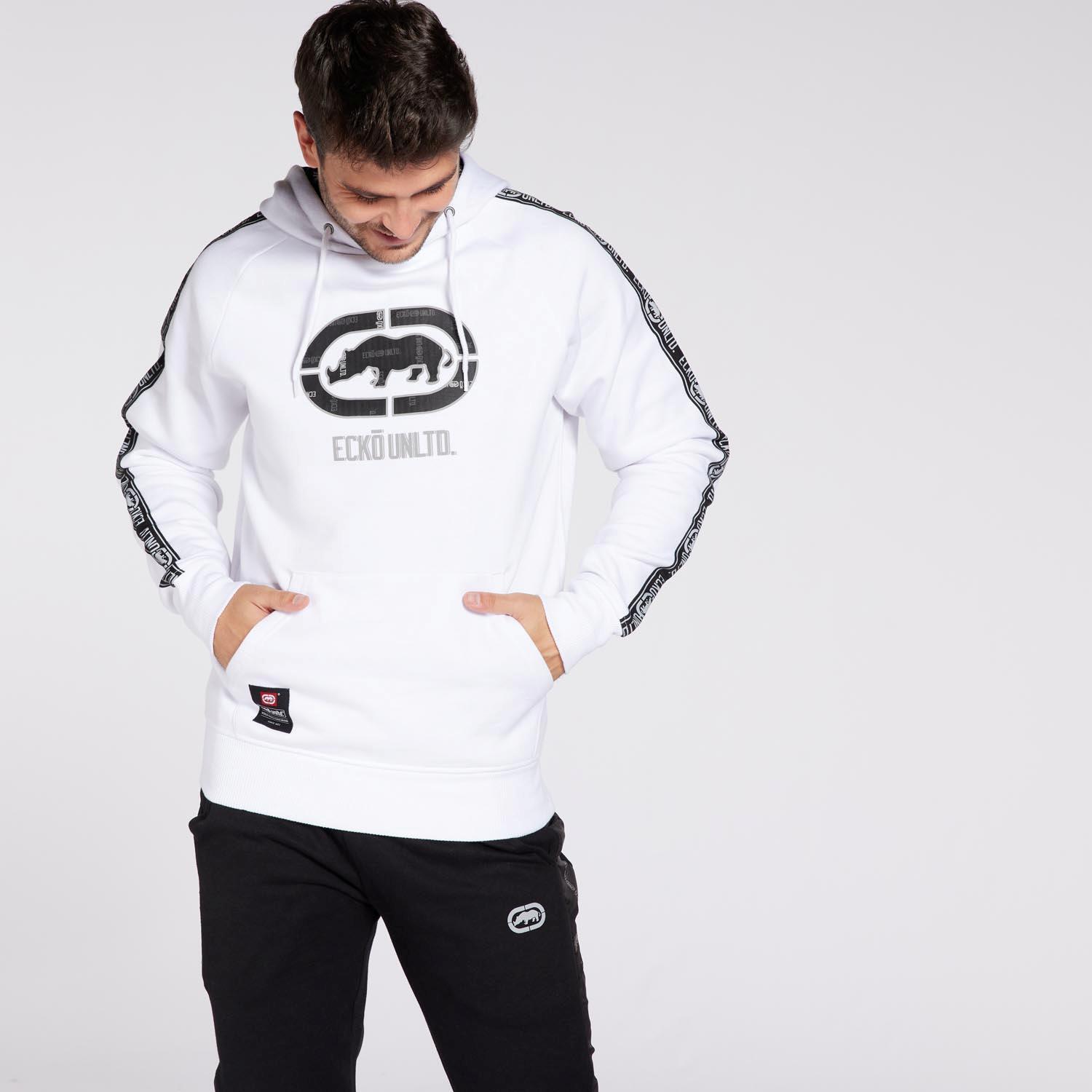 Ecko Discovery - Blanc - Sweat-shirt Capuche Homme sports taille M